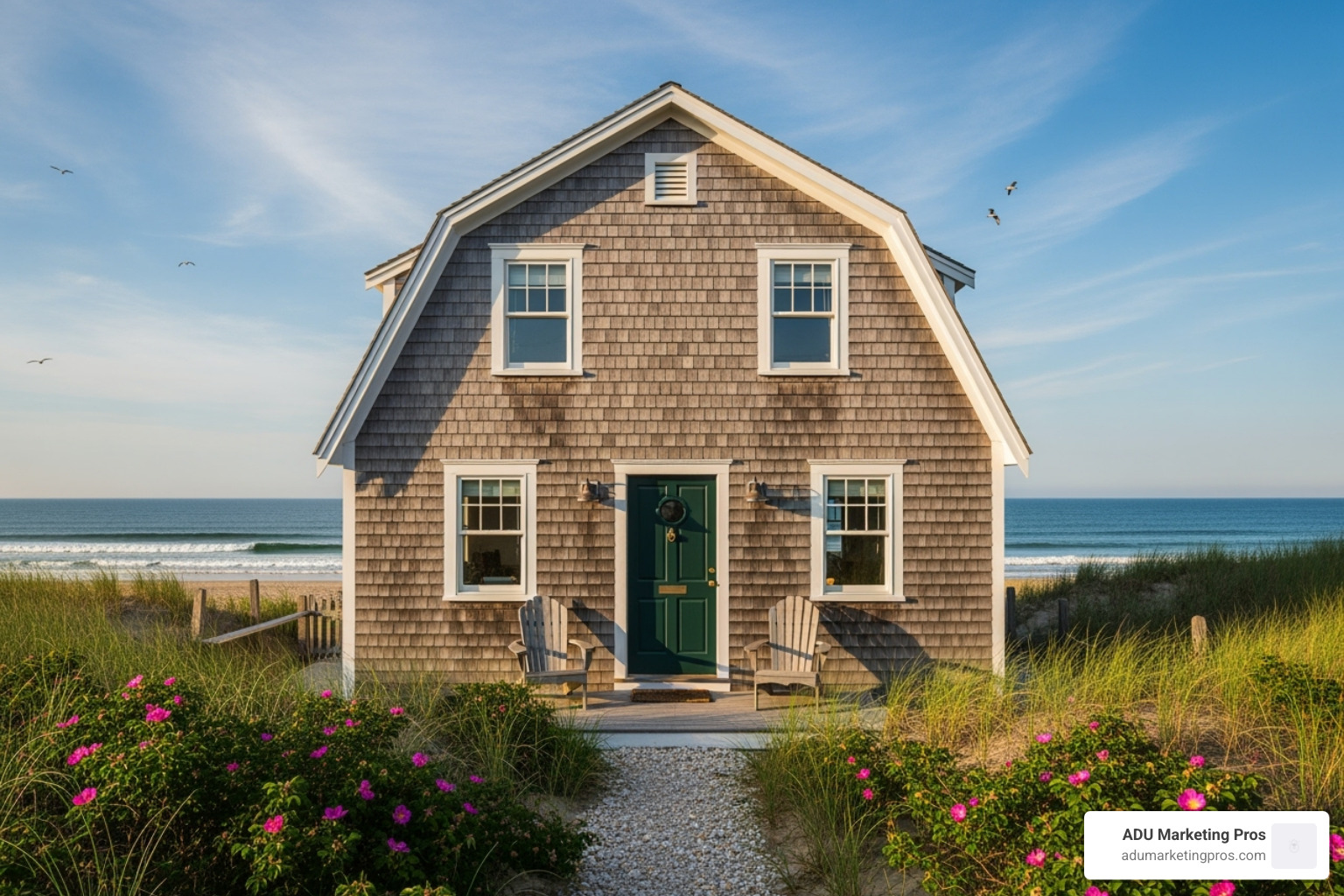 A charming, weathered-shingle beach cottage with a welcoming front door, reminiscent of "Daffodil Cottage". - home small home A charming, weathered-shingle beach cottage with a welcoming front door, reminiscent of "Daffodil Cottage". - home small home
