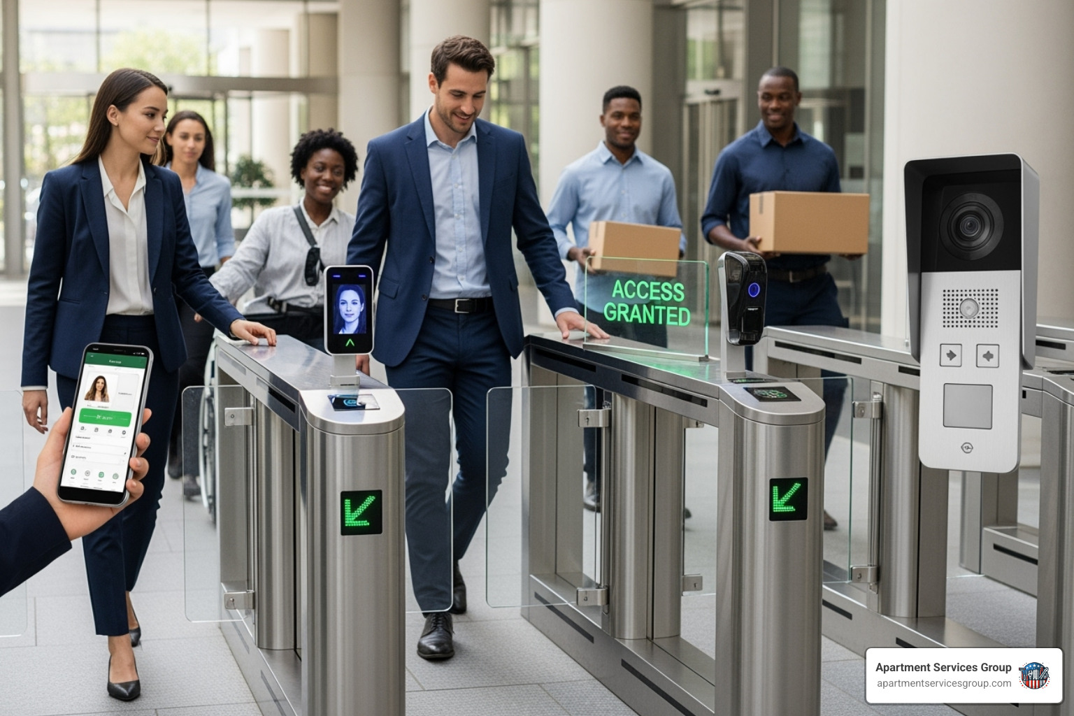 checklist on clipboard against building background - property access solutions