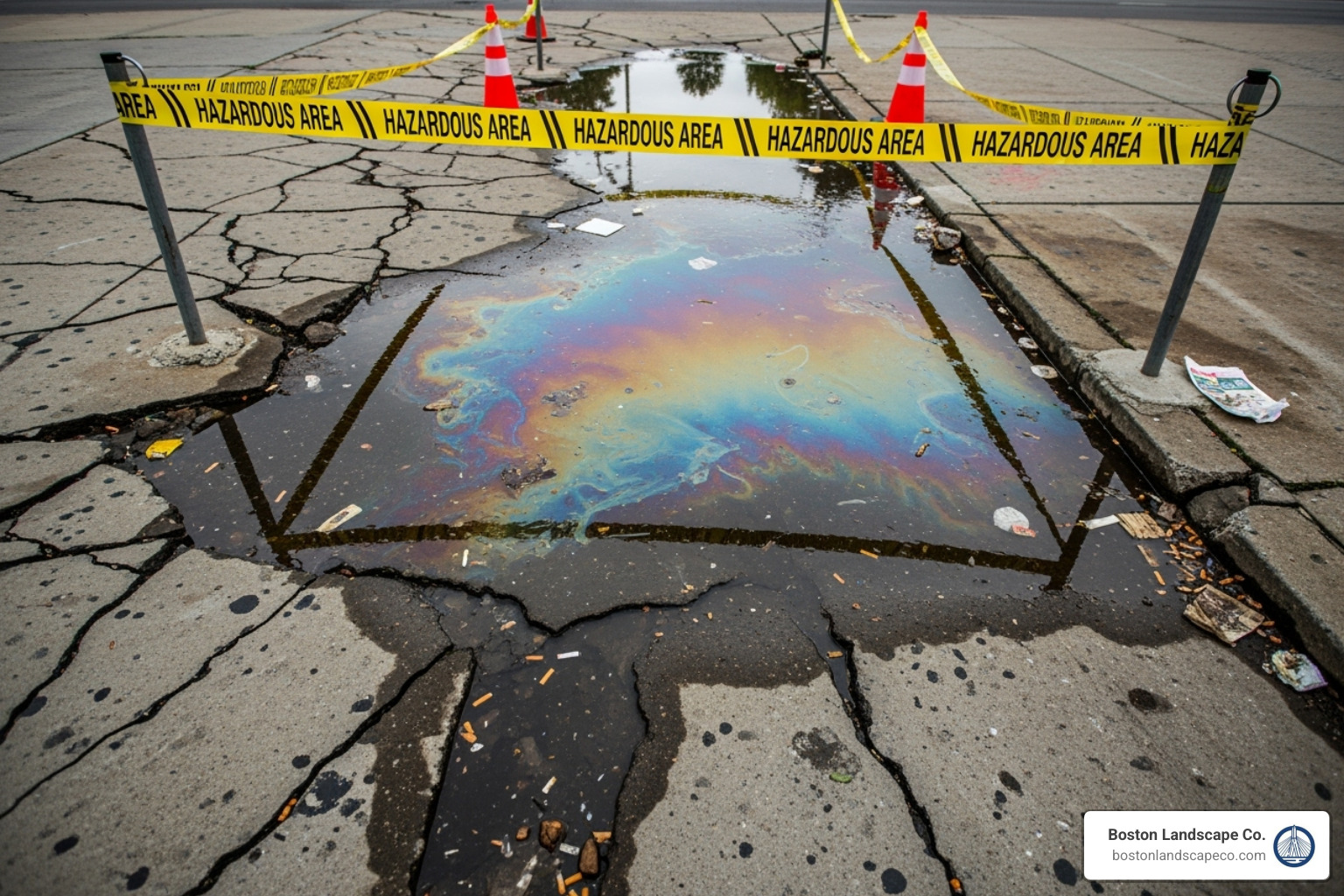 large, hazardous puddle on a cracked concrete sidewalk - Walkway drainage solutions large, hazardous puddle on a cracked concrete sidewalk - Walkway drainage solutions