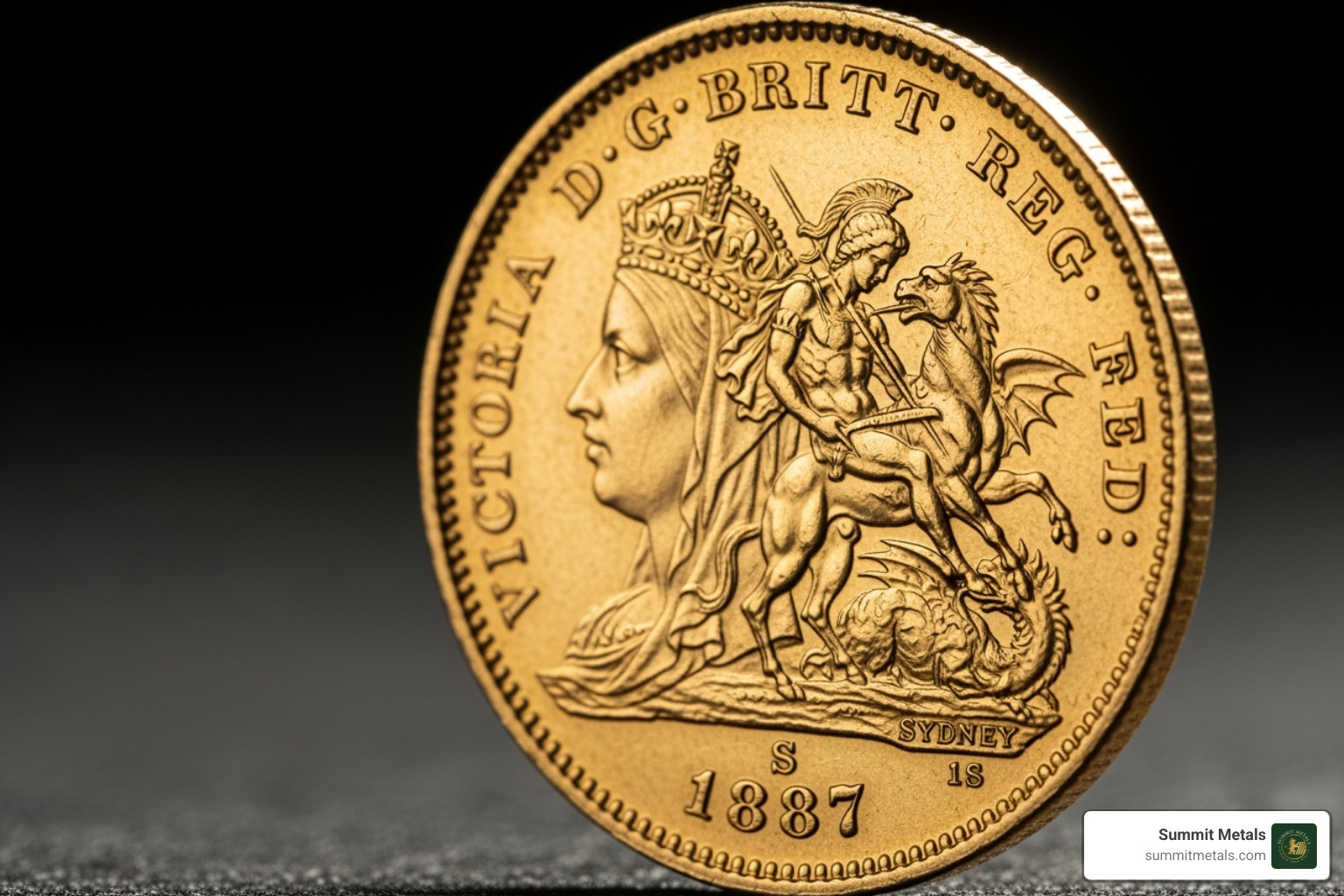 Victorian-era Gold Sovereign coin - Gold sovereign coins Victorian-era Gold Sovereign coin - Gold sovereign coins