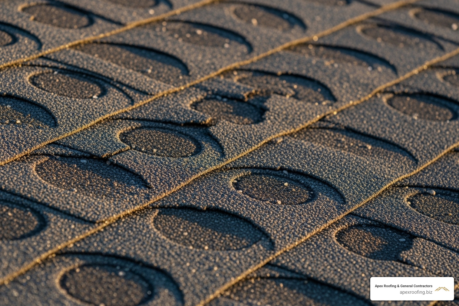Hail damage on a shingle roof - alamo heights roofing company
