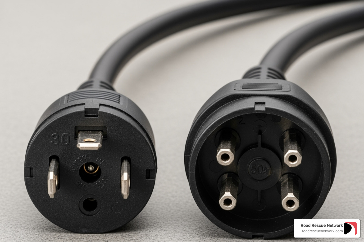 RV 30-amp vs 50-amp plug - RV electrical problem RV 30-amp vs 50-amp plug - RV electrical problem