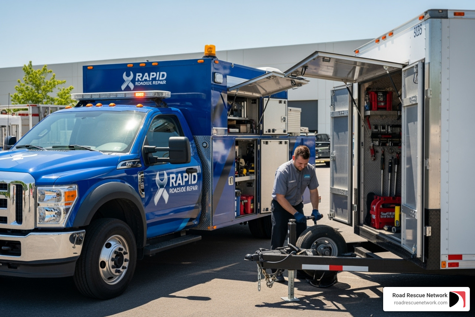 an itemized invoice for a mobile repair - mobile trailer maintenance service near me