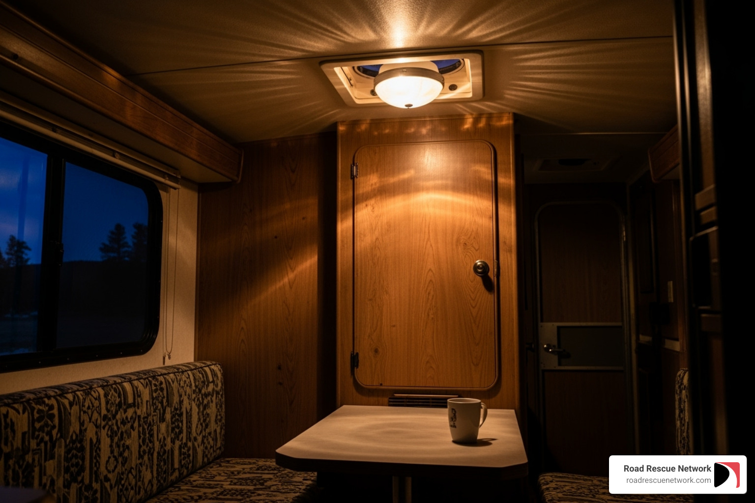 Flickering RV interior light - RV electrical repair