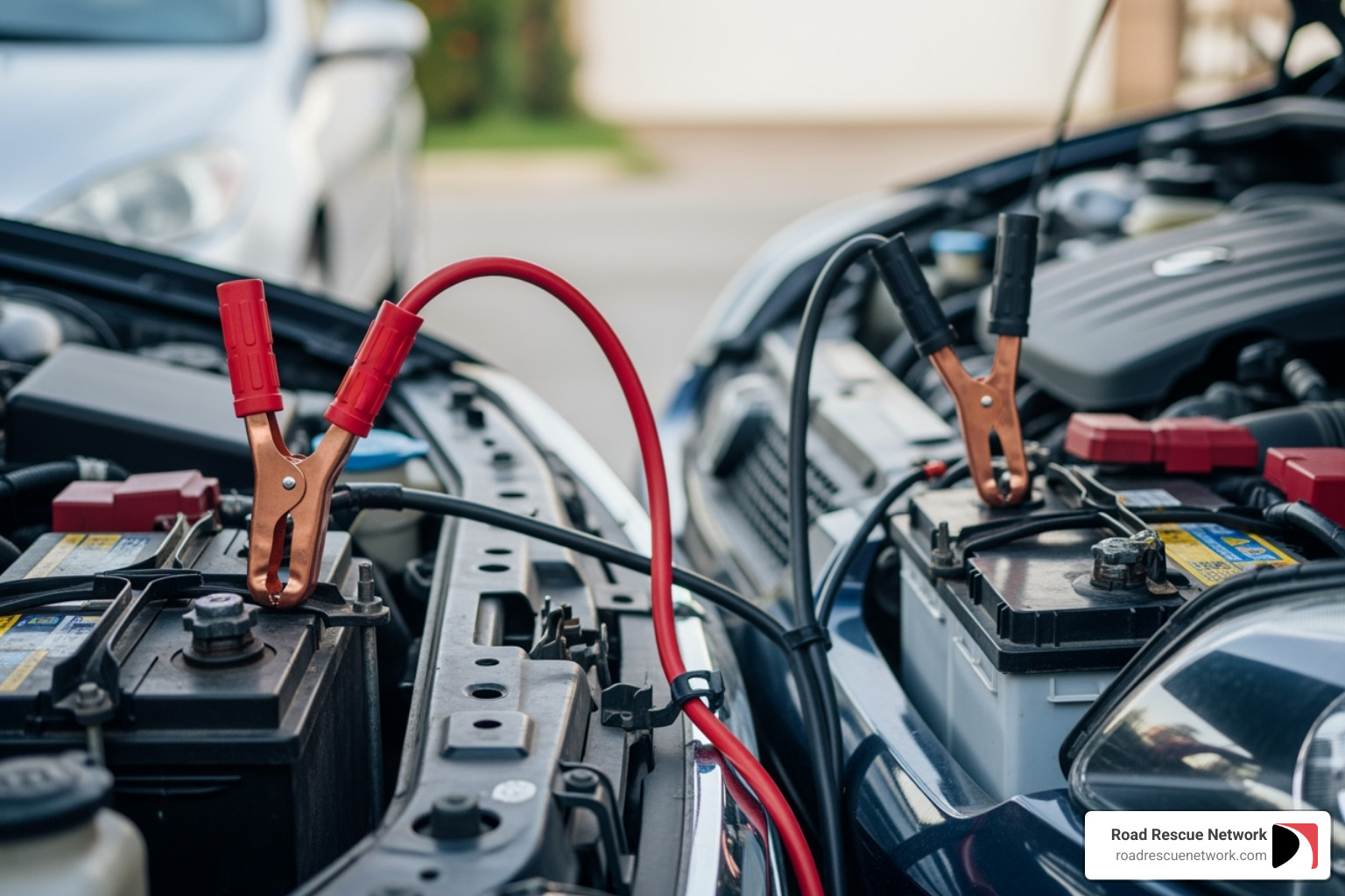 A smartphone displaying a map with a rescuer's vehicle icon moving towards the user's location. - jumpstarts near me