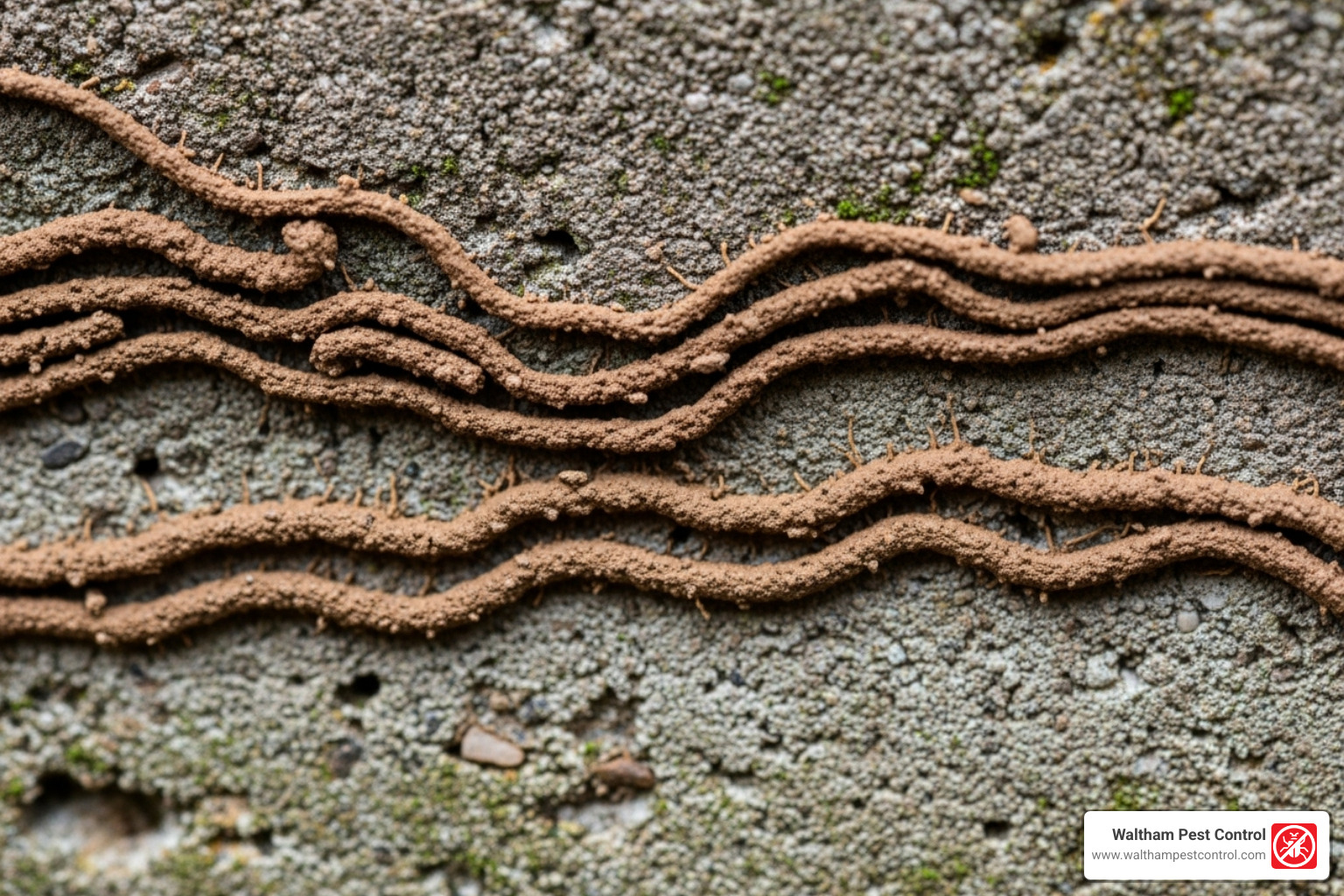 Termite mud tubes on a foundation - termite treatment companies Termite mud tubes on a foundation - termite treatment companies