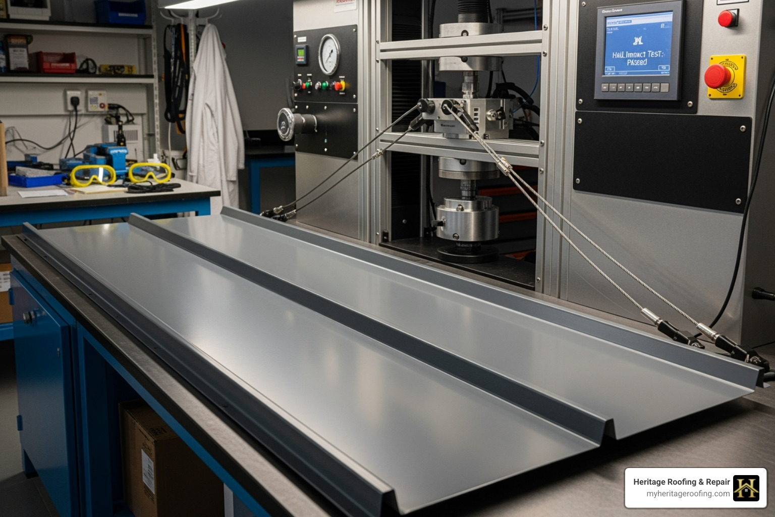 metal roof panel withstanding a simulated hail impact test - durable metal roof installation metal roof panel withstanding a simulated hail impact test - durable metal roof installation