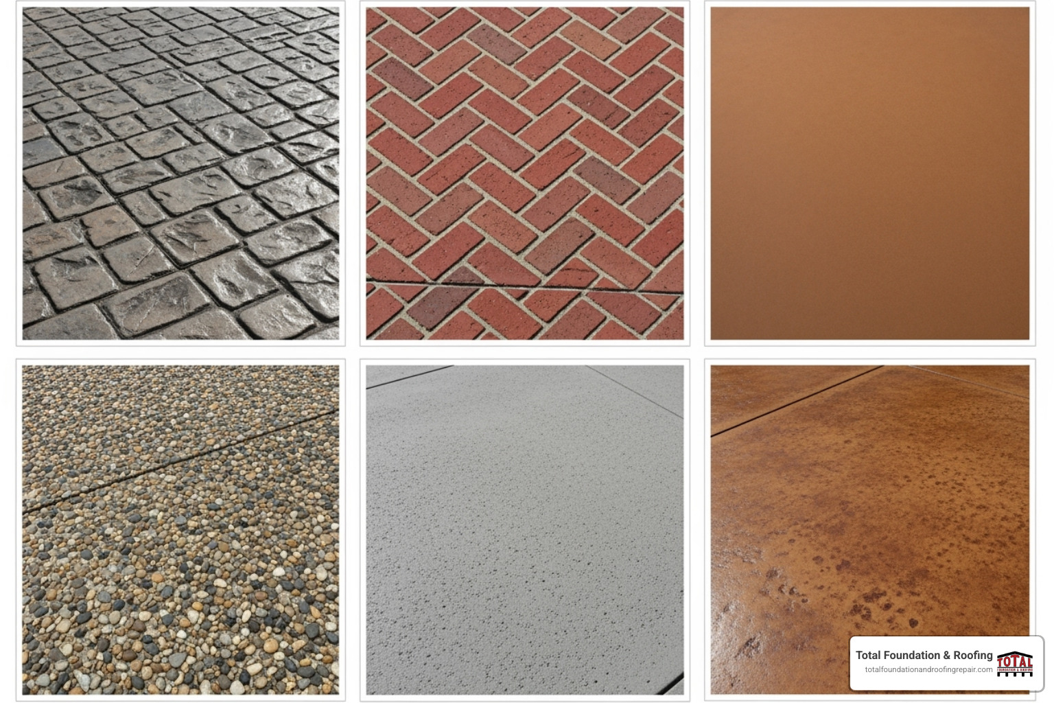 gallery of decorative concrete finishes - concrete driveway refinishing gallery of decorative concrete finishes - concrete driveway refinishing