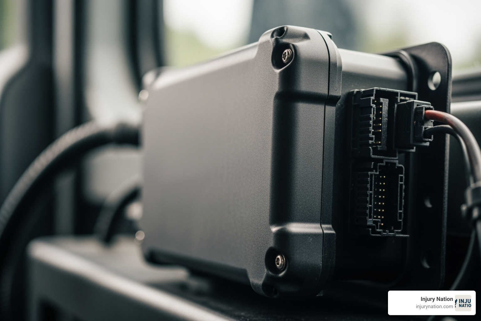 truck's "black box" data recorder - 18-wheeler accident attorney