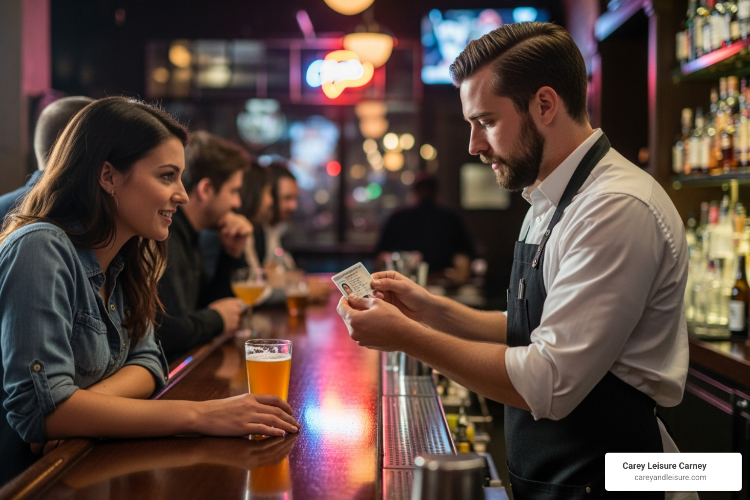 bartender checking ID - florida alcohol laws
