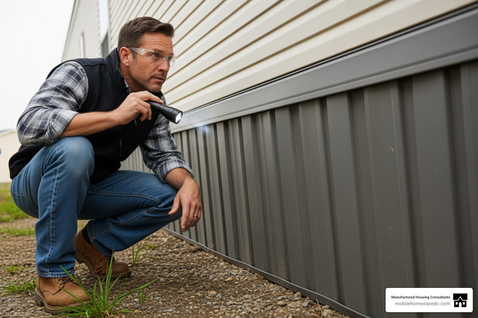 someone inspecting under a mobile home - cheap mobile home for rent near me someone inspecting under a mobile home - cheap mobile home for rent near me