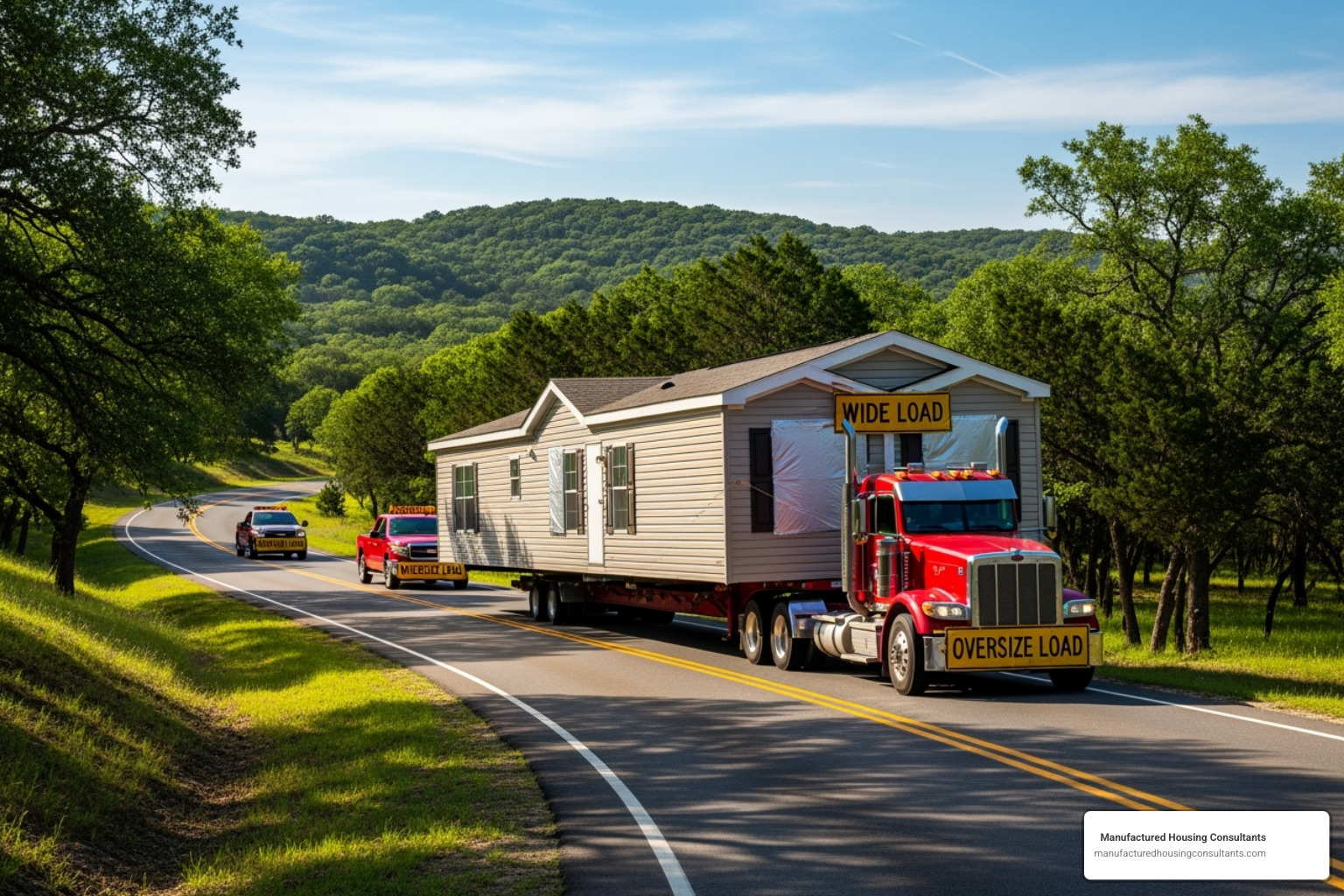 manufactured home delivery in Texas Hill Country - bad credit home financing