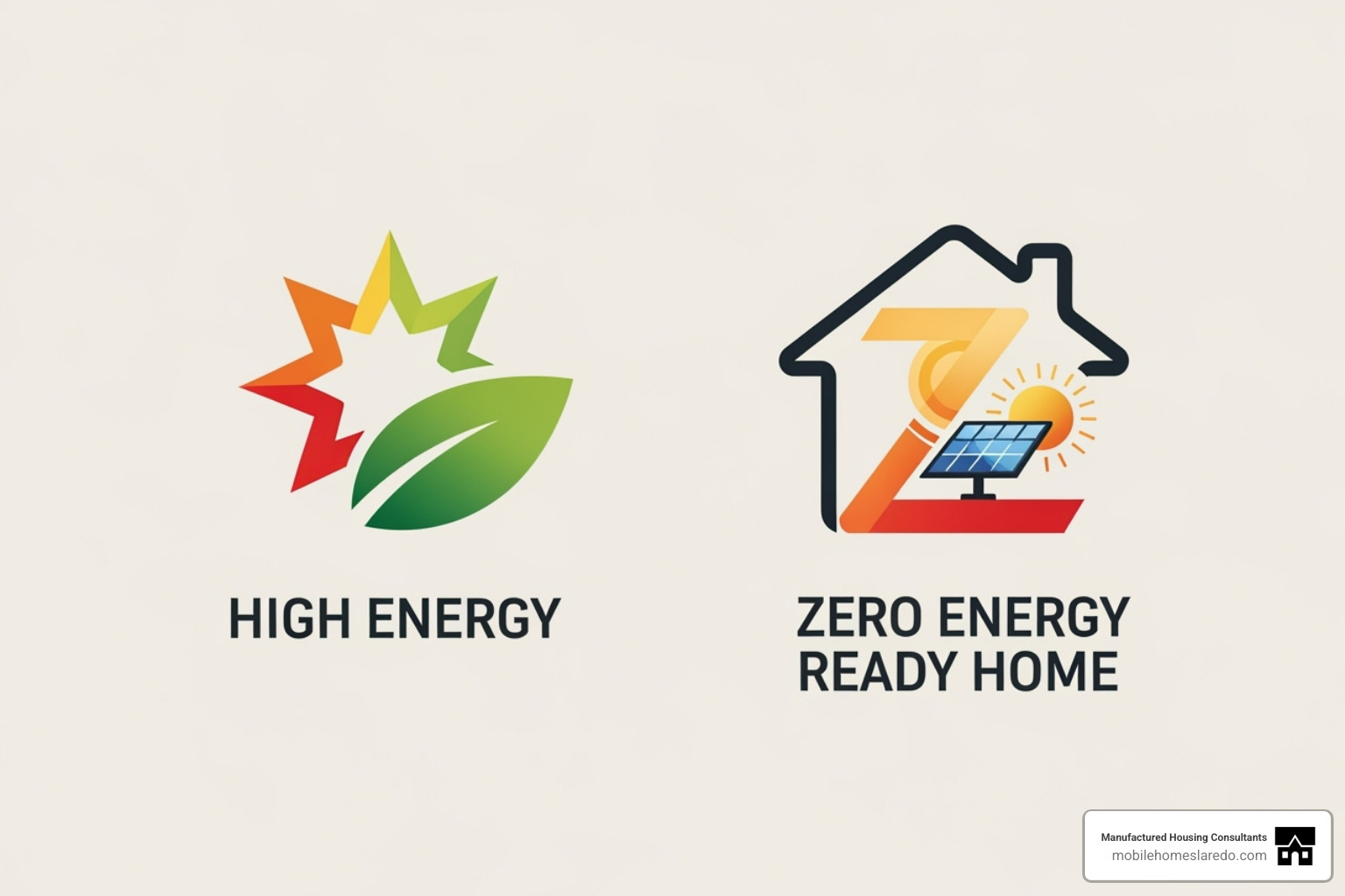 ENERGY STAR and DOE ZERH logos side-by-side - Energy efficient manufactured homes ENERGY STAR and DOE ZERH logos side-by-side - Energy efficient manufactured homes