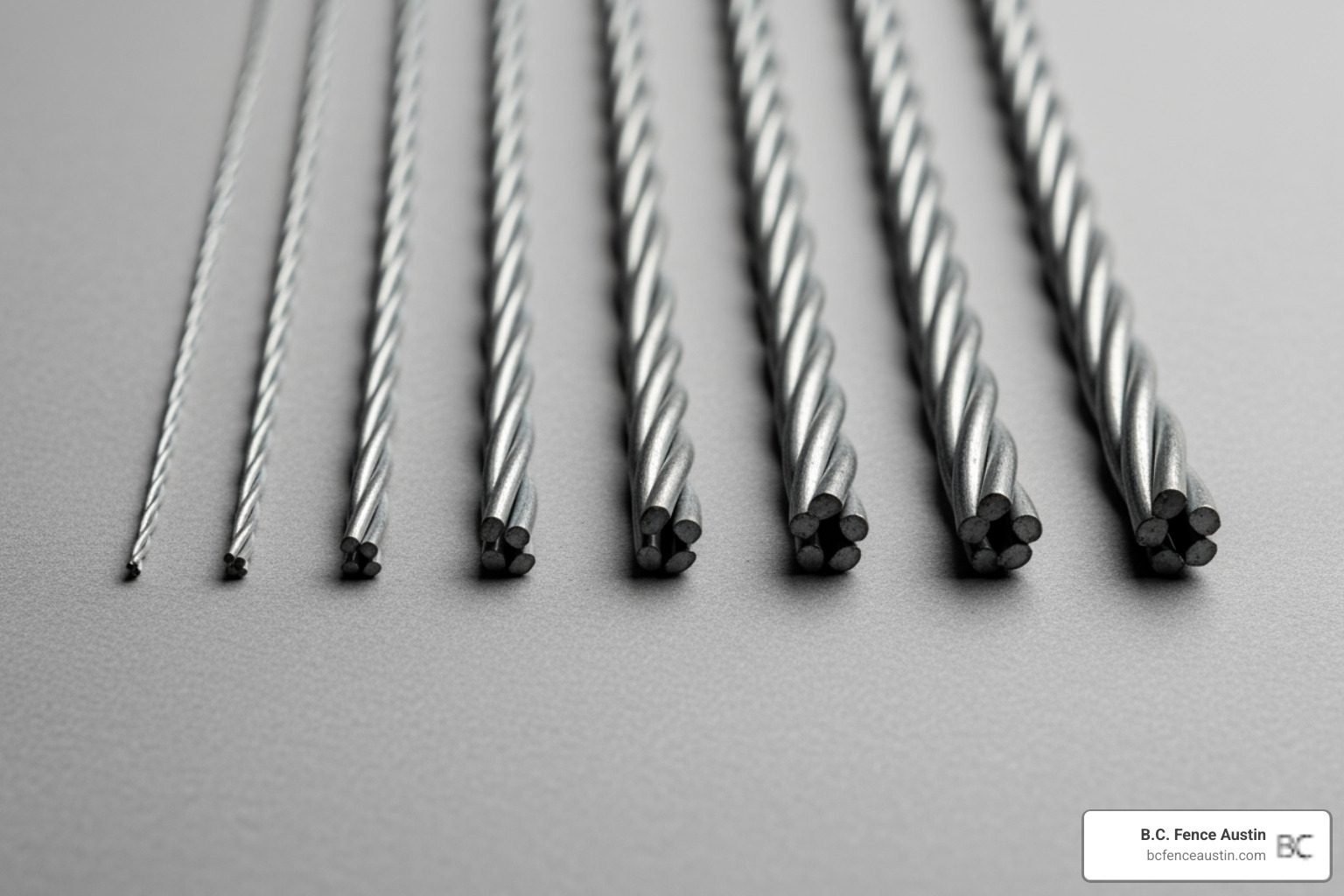 different wire gauges - 6ft chain link fence price