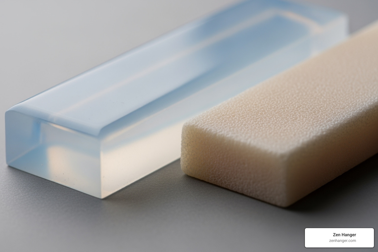 Comparison of body-safe silicone vs TPE textures - penis extender sleeve review