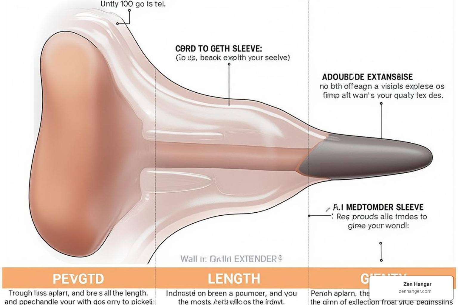 Added length and girth provided by a penis extender sleeve - penis extender sleeve review
