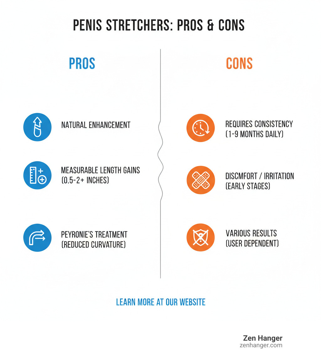 Comparison of key features for choosing a penis stretcher - penis stretcher reviews infographic Comparison of key features for choosing a penis stretcher - penis stretcher reviews infographic