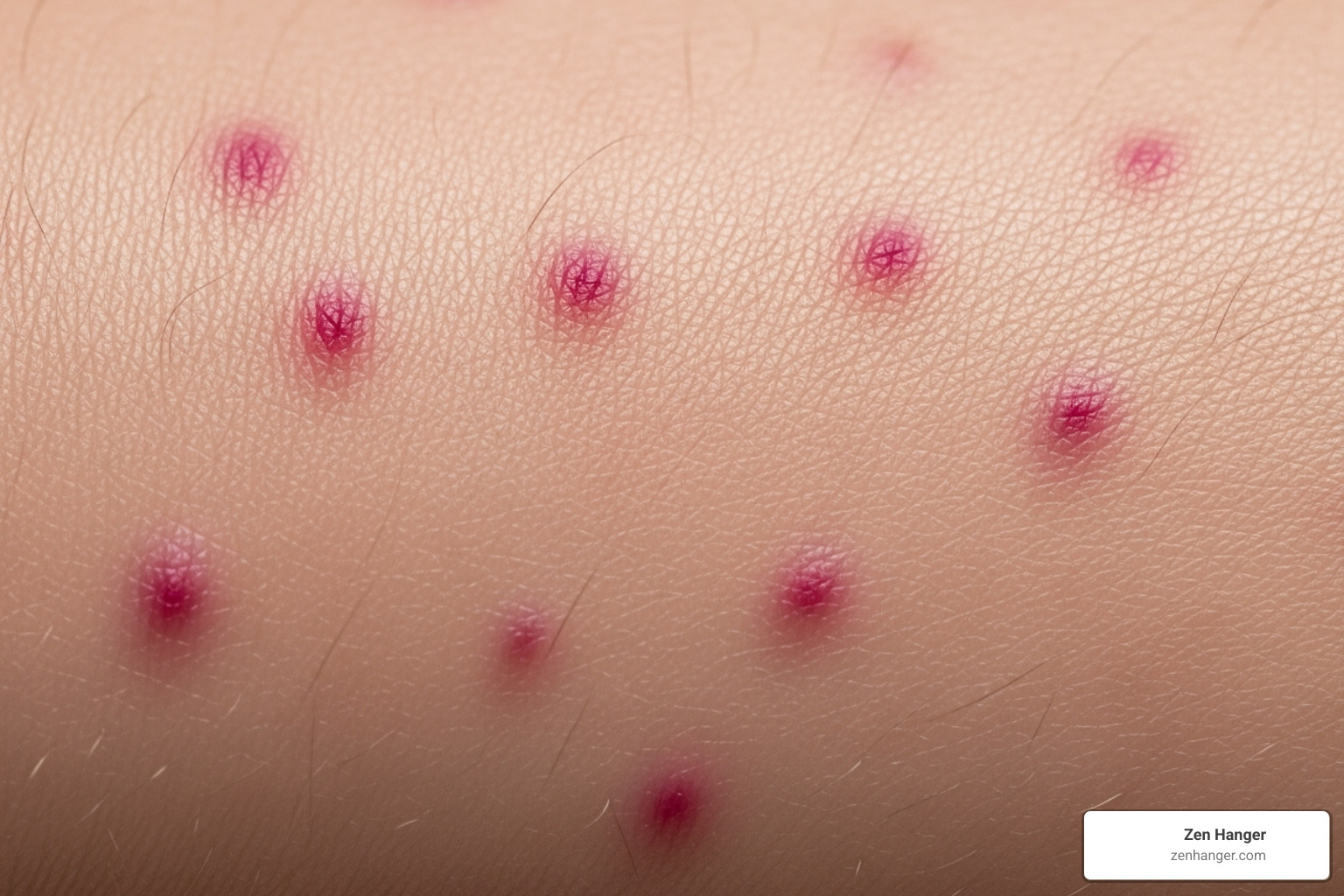 Example of petechiae (small red dots) on the skin, illustrating a common side effect of improper penis pump usage - penis pump pictures