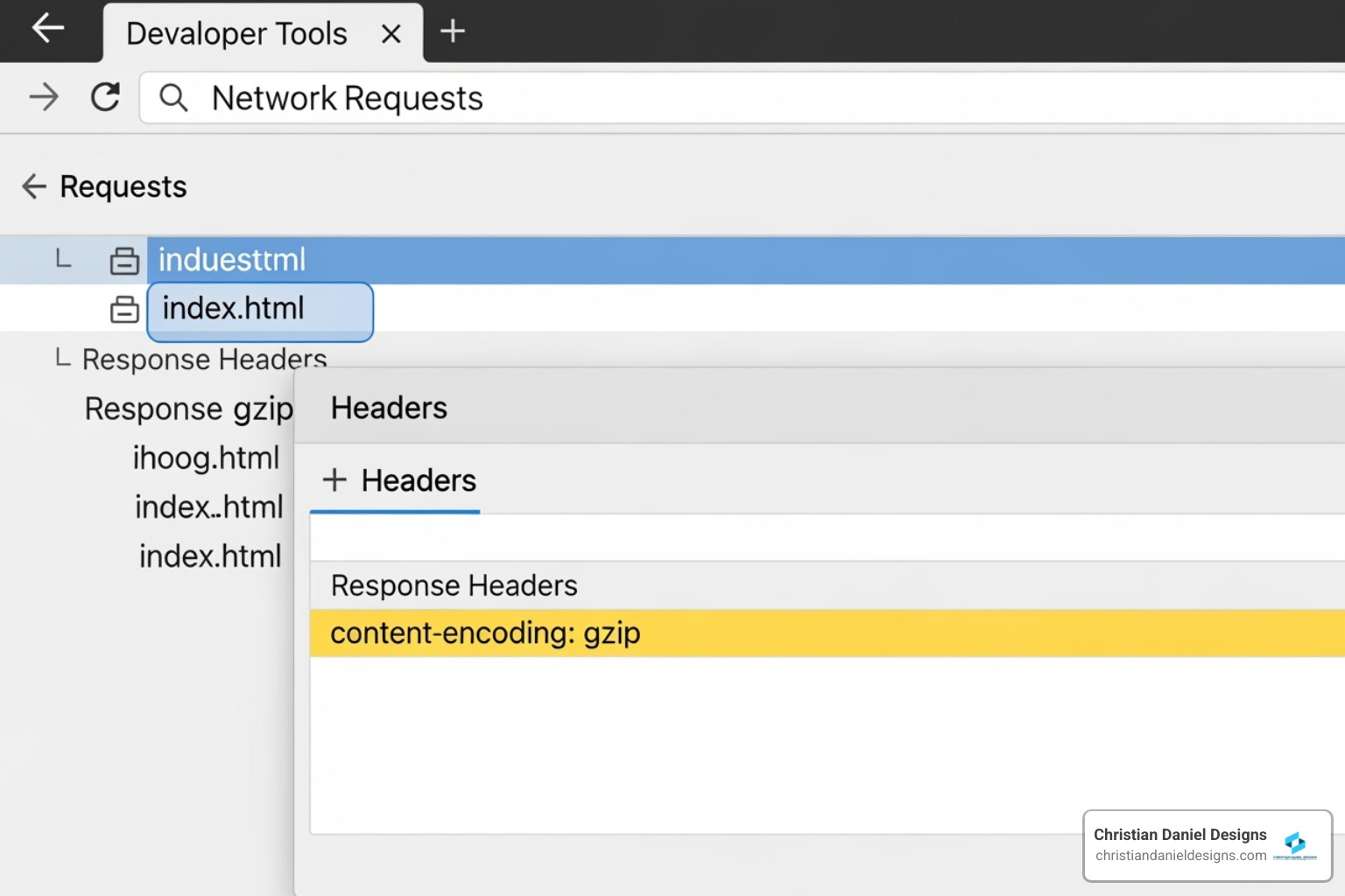 A Screenshot Of Chrome Devtools Network Tab Showing The 'Content-Encoding: Gzip' Header Under The Response Headers For A Selected Html Document - Wordpress Performance Optimization Gzip Compression A screenshot of chrome devtools network tab showing the 'content-encoding: gzip' header under the response headers for a selected html document - wordpress performance optimization gzip compression