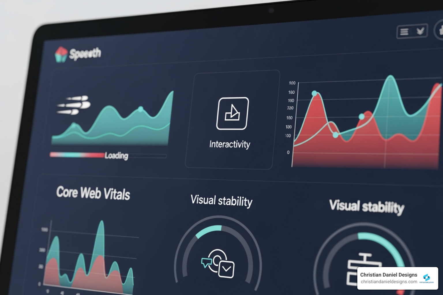 Google PageSpeed Insights report with Core Web Vitals highlighted - Fast loading website design