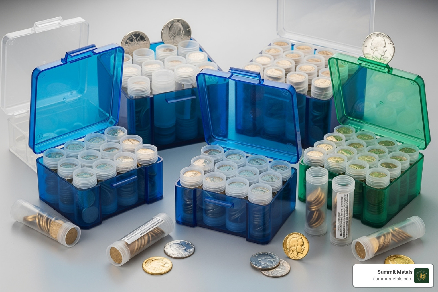 various precious metal storage options like monster boxes and coin tubes - metal storage containers various precious metal storage options like monster boxes and coin tubes - metal storage containers