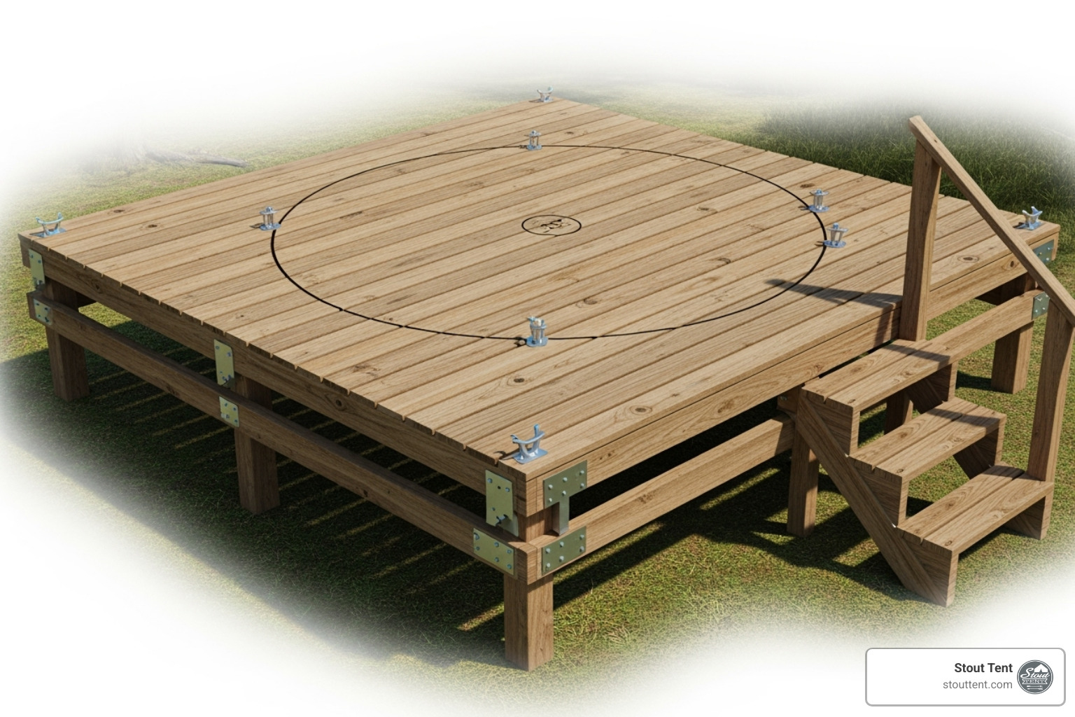detailed blueprint or 3D model of a tent platform - platform tents detailed blueprint or 3D model of a tent platform - platform tents