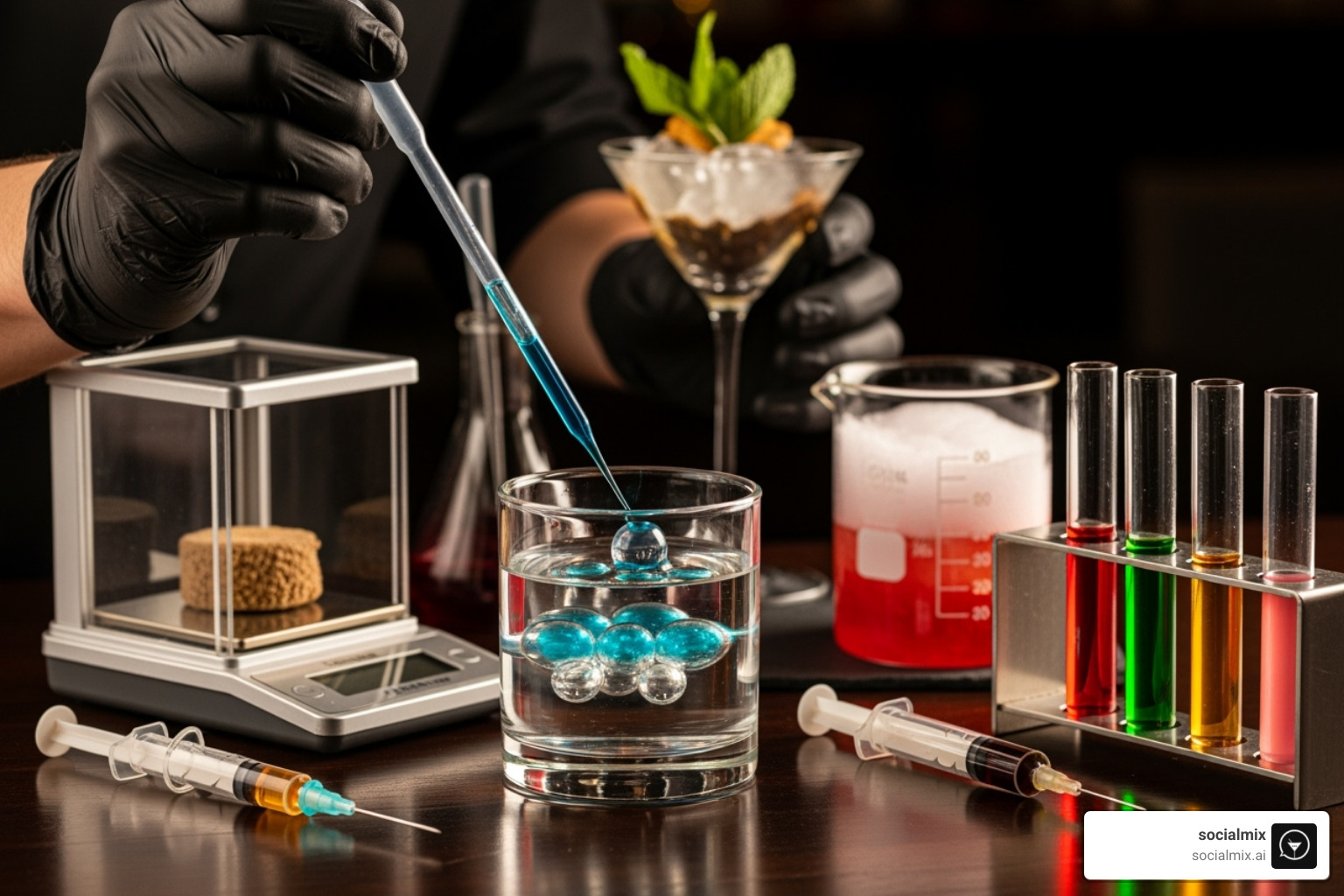 molecular mixology kit in action - bartender gifts molecular mixology kit in action - bartender gifts