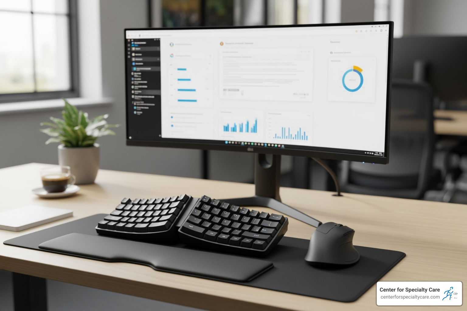 ergonomic keyboard setup - ice or heat for tendonitis in wrist