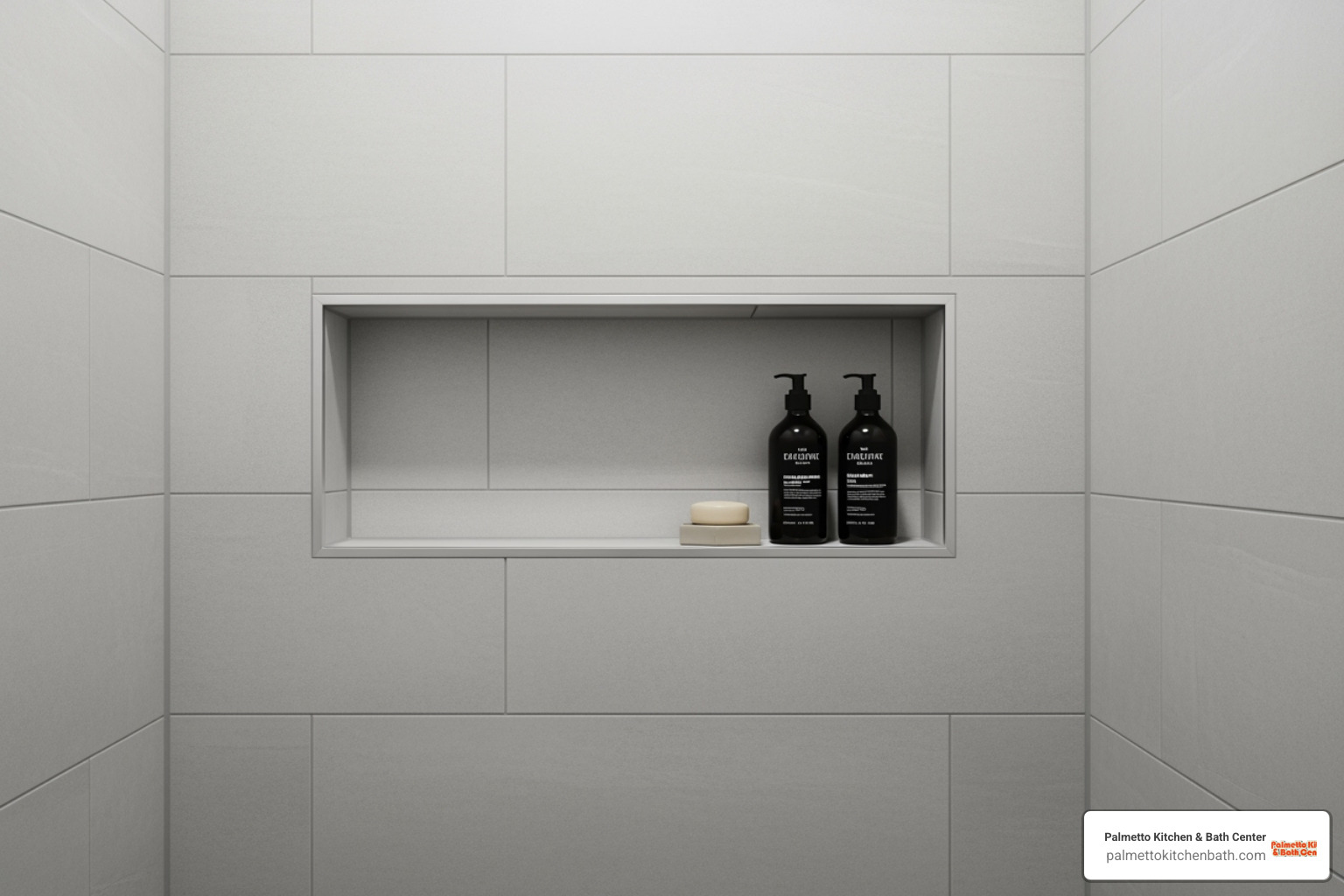 galley bathroom shower niche - galley bathroom remodel ideas