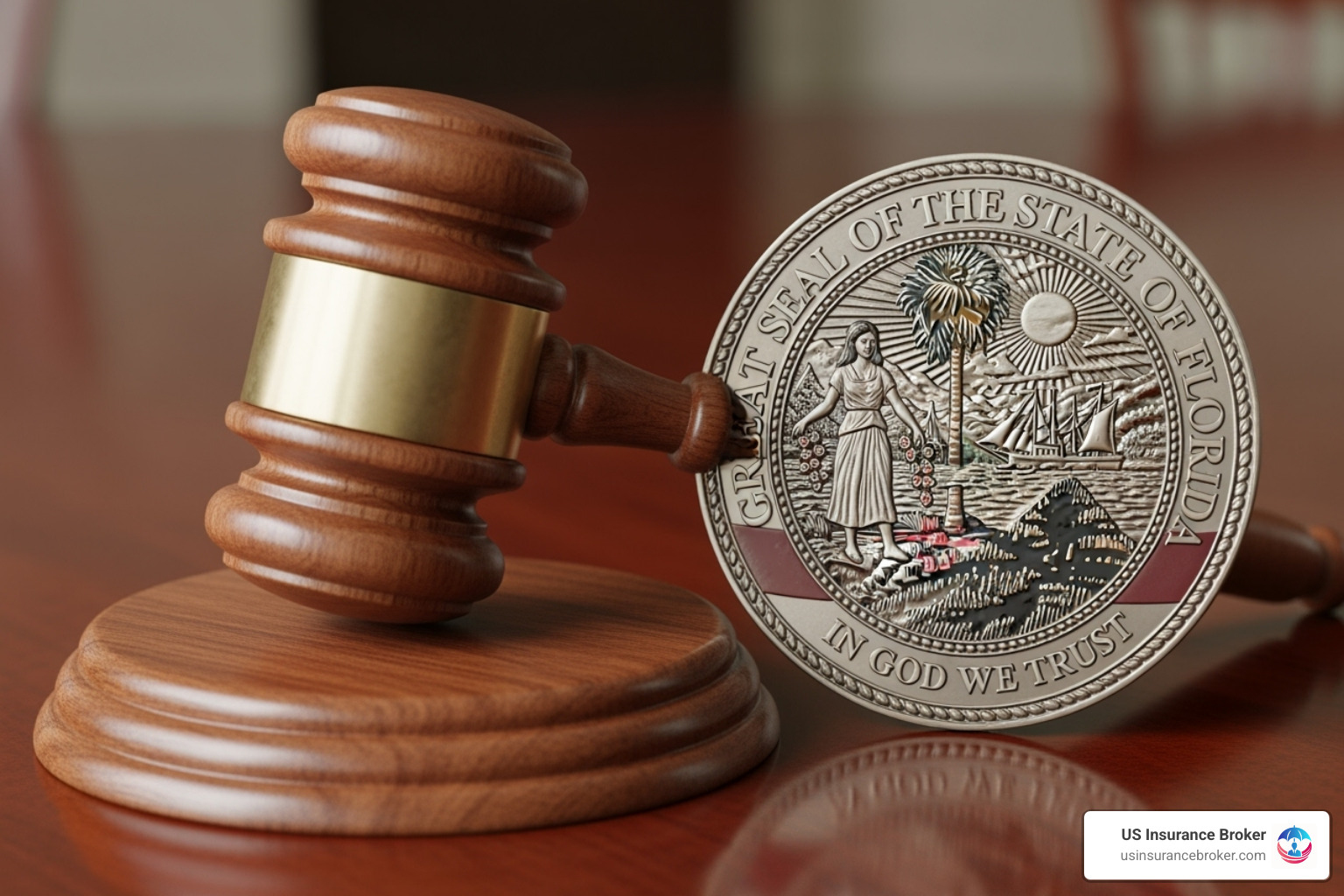 gavel Florida state seal - workmans comp florida rules gavel Florida state seal - workmans comp florida rules