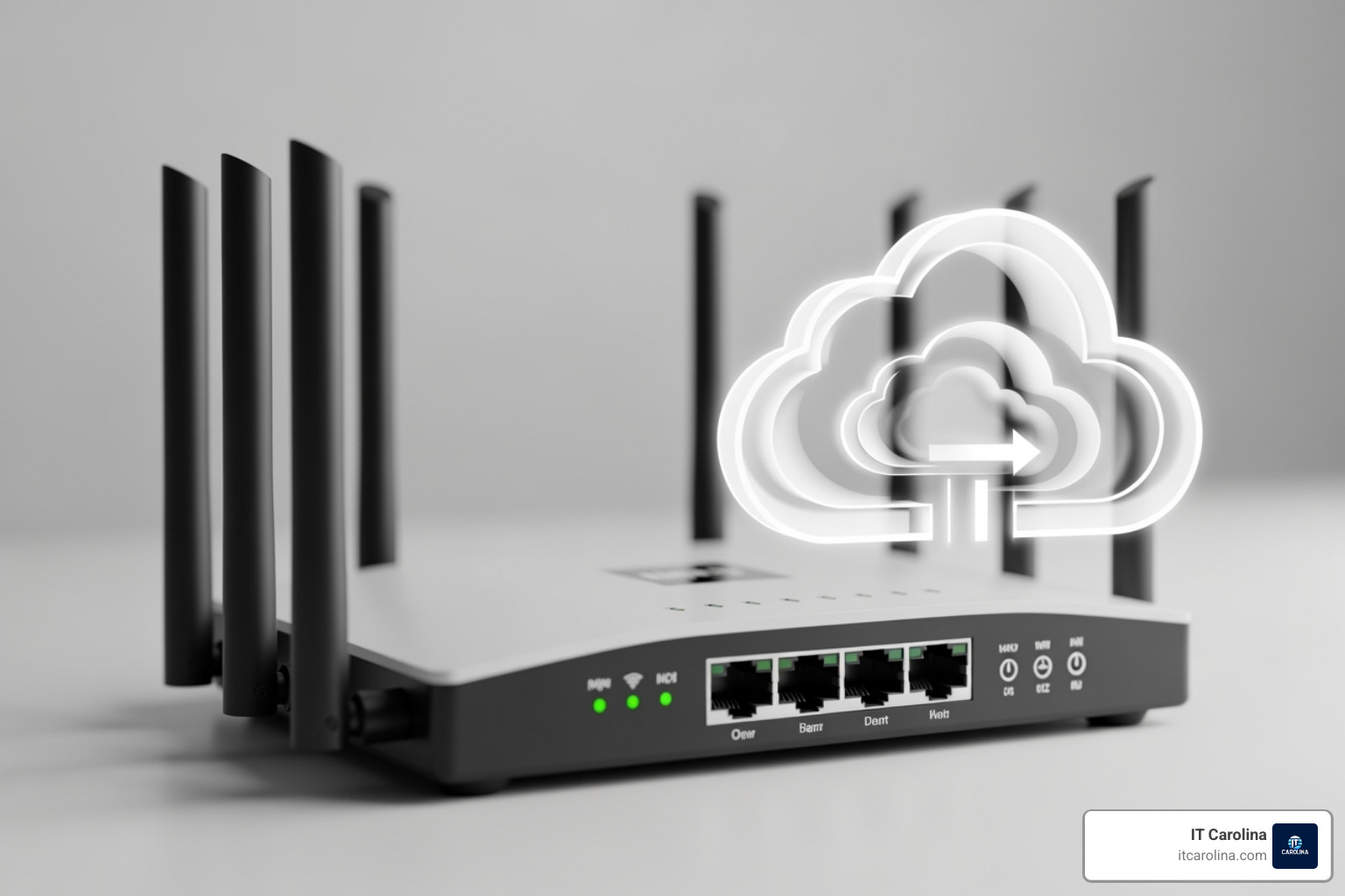 secure Wi-Fi router and a cloud backup icon - 5 Cybersecurity Habits Every Small Business Must Adopt secure Wi-Fi router and a cloud backup icon - 5 Cybersecurity Habits Every Small Business Must Adopt
