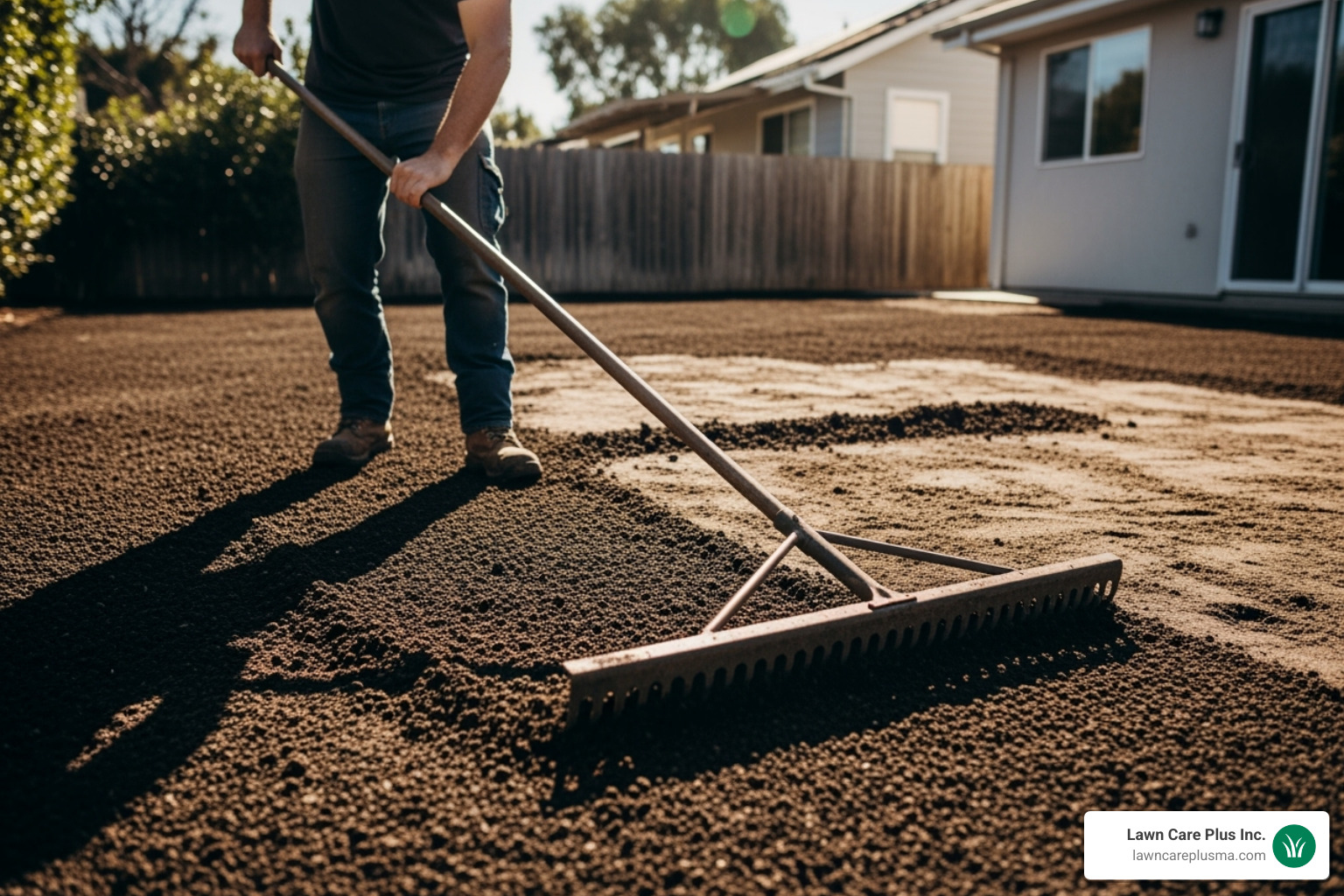 landscape rake leveling fresh topsoil - lawn installations landscape rake leveling fresh topsoil - lawn installations