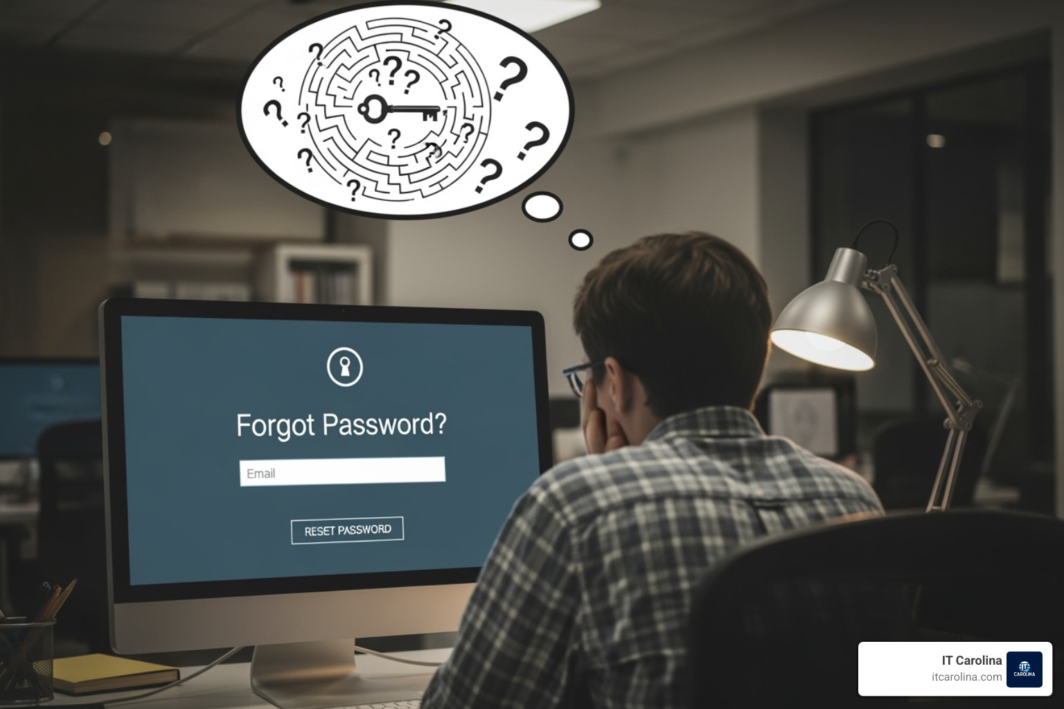 phishing email example with red flags highlighted - I forgot my password and need it reset