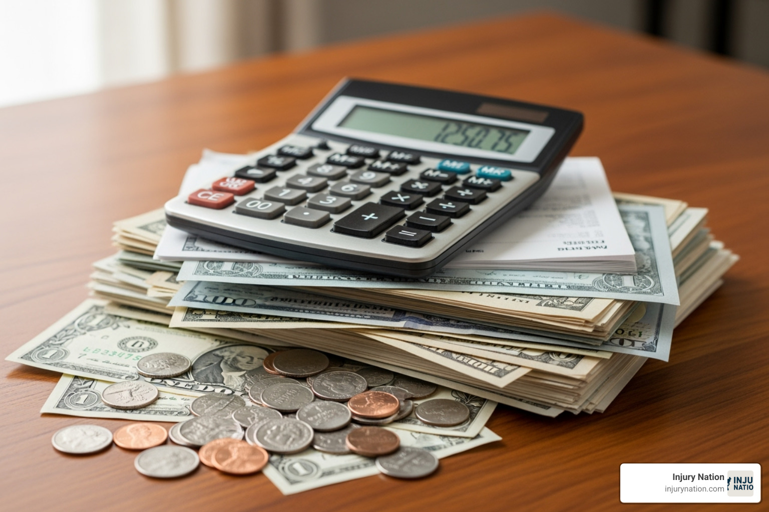Calculator and medical bills - Brain injury compensation lawyer