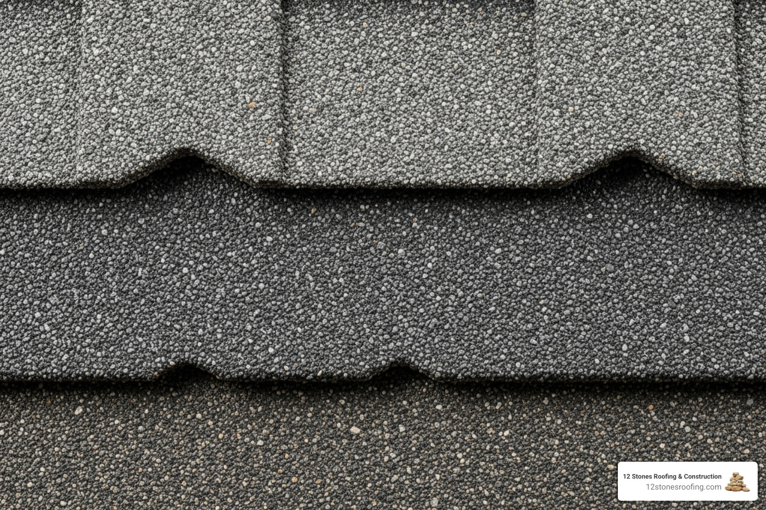 Close-up view showing the texture and layers of a laminate shingle - best laminate shingles