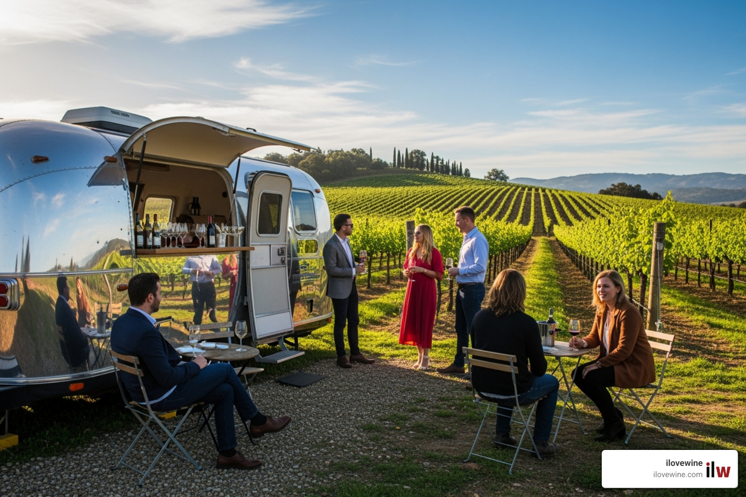 Malene Wines Airstream tasting room - slo wineries