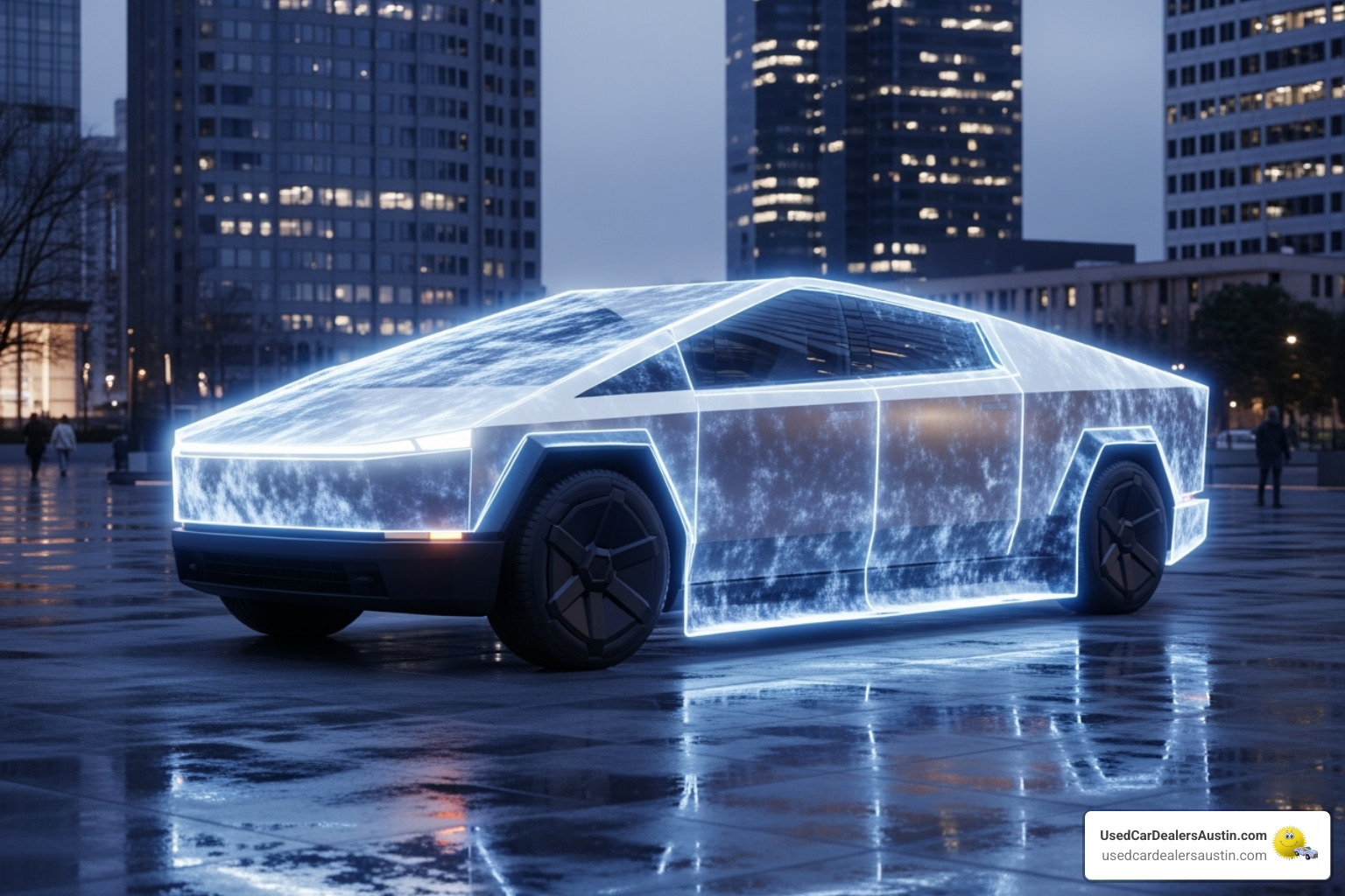 car with a protective shield around it - auto loans in austin