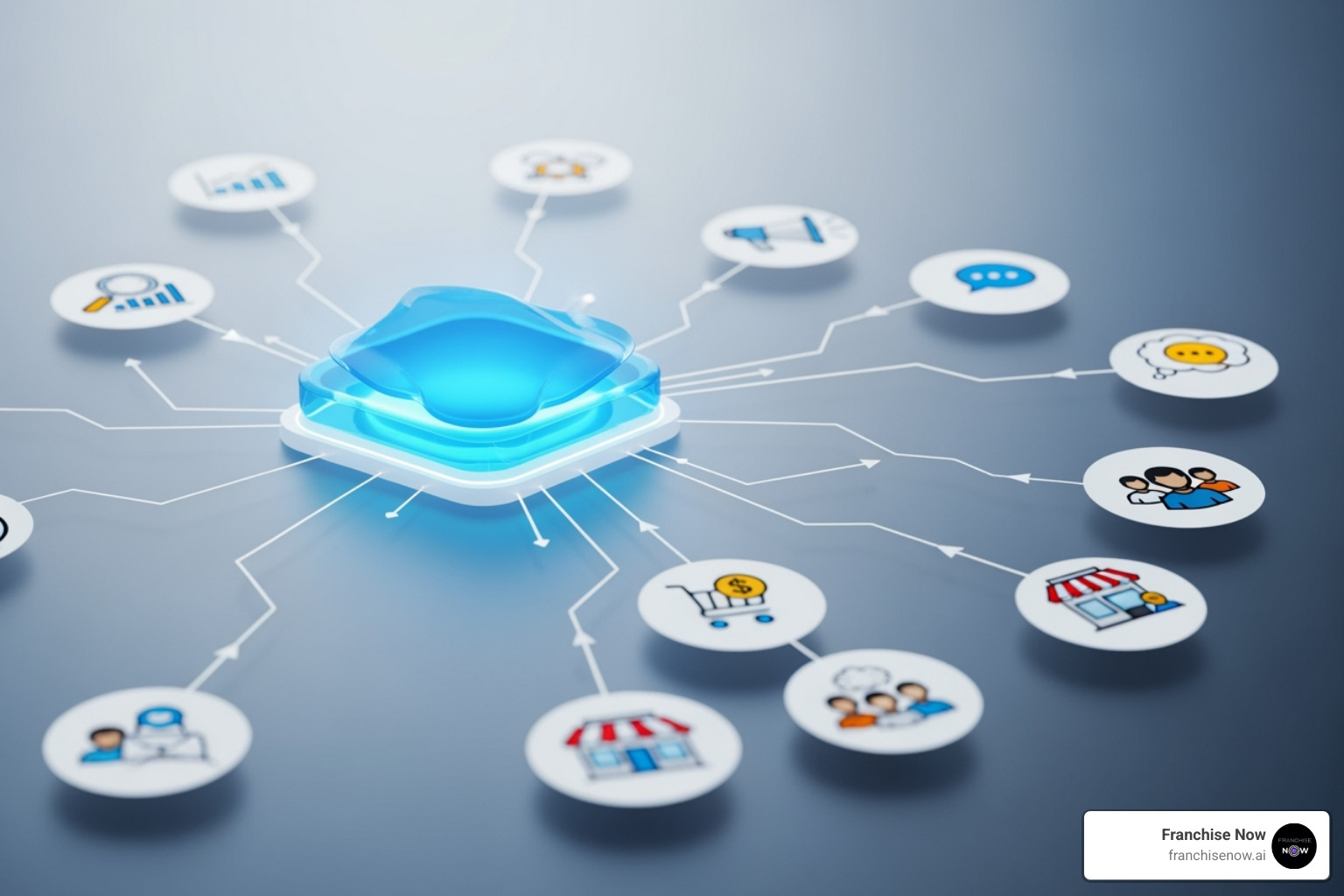 AI chat agent interacting with a customer on a website - franchise marketing platform AI chat agent interacting with a customer on a website - franchise marketing platform