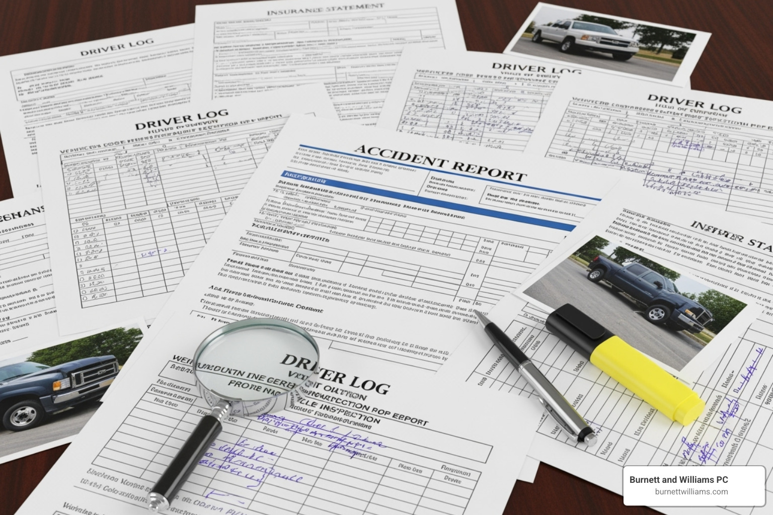 attorney reviewing documents like a police report and driver logs - leesburg truck accident lawyer attorney reviewing documents like a police report and driver logs - leesburg truck accident lawyer