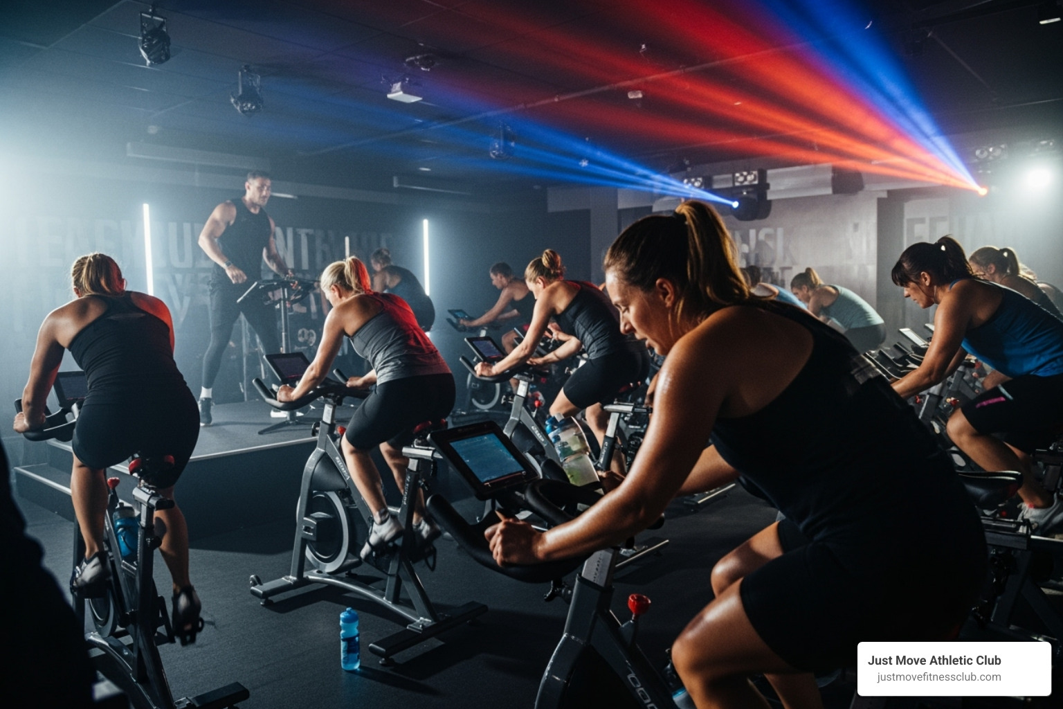 energetic indoor cycling class - exercise that can help you lose weight