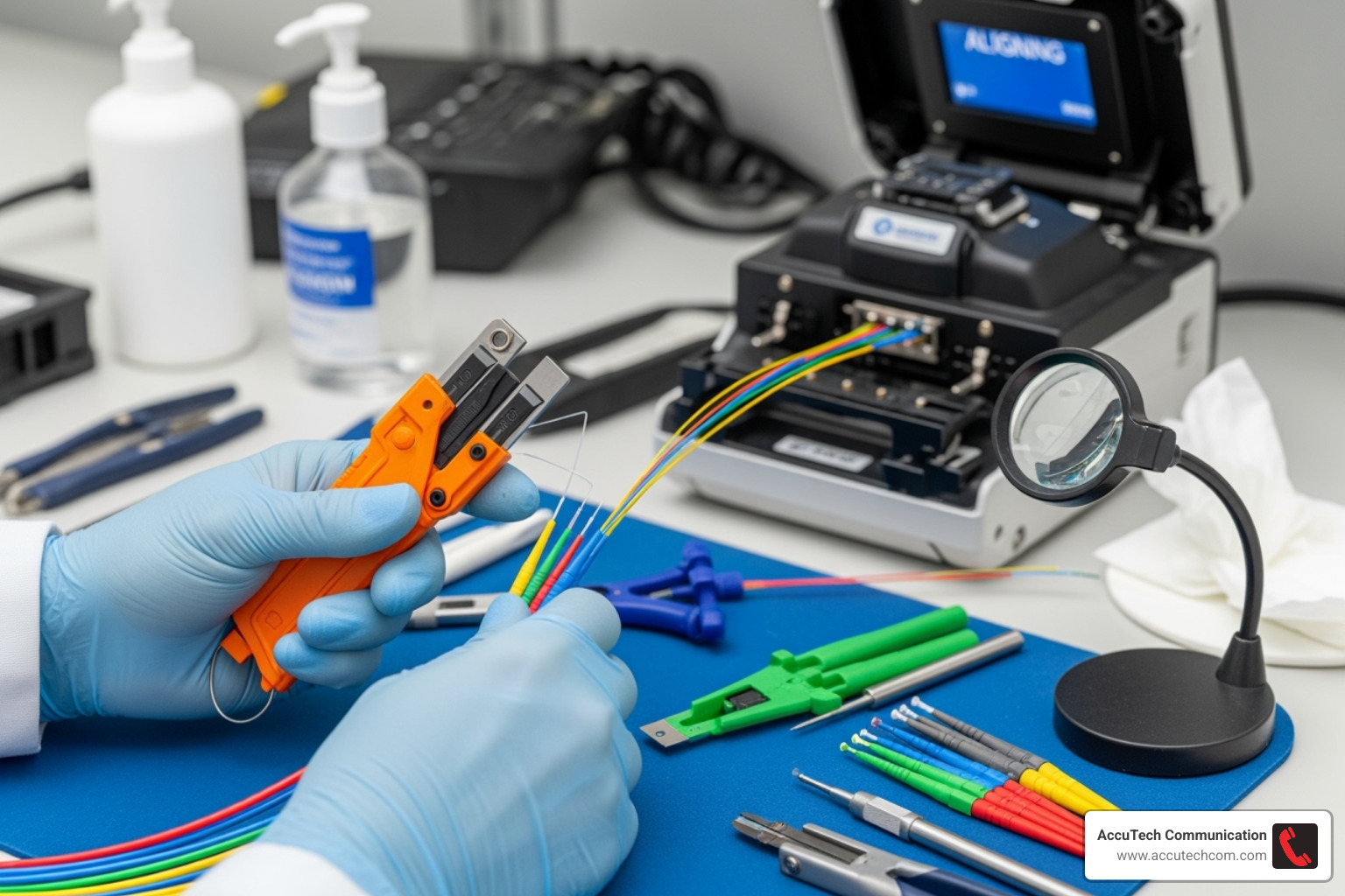 fiber optic cables and splicing - fiber splicing contractors needed