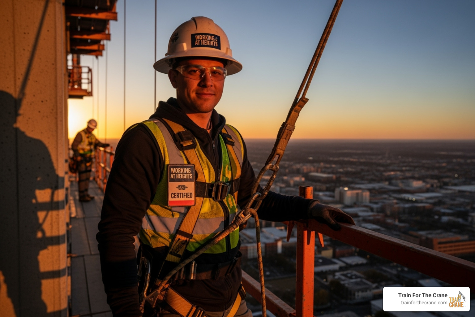 digital certificate on a smartphone and a physical wallet card - working at heights certificate