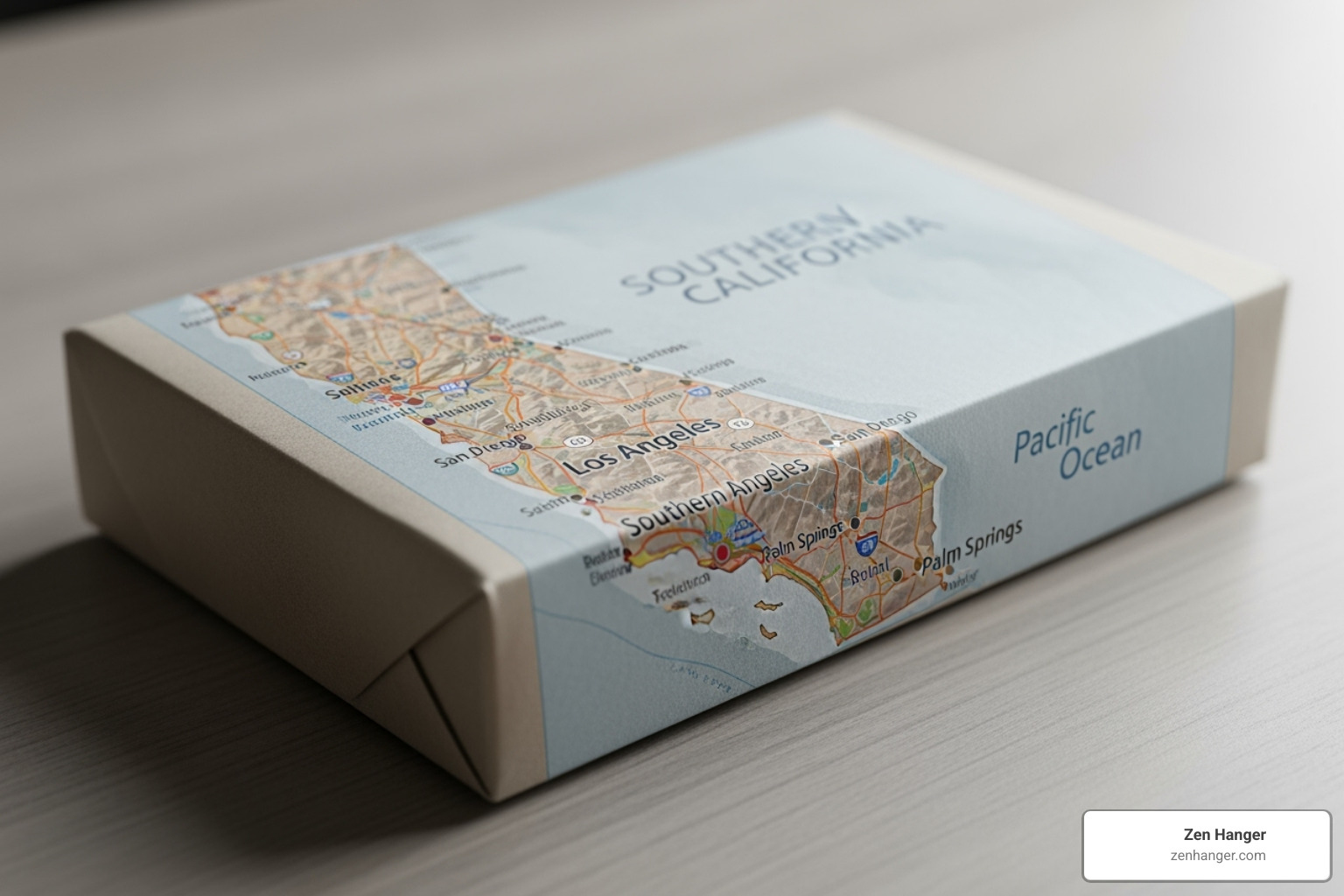 Discreet package with a Southern California map overlay - penis extenders Southern California Discreet package with a Southern California map overlay - penis extenders Southern California