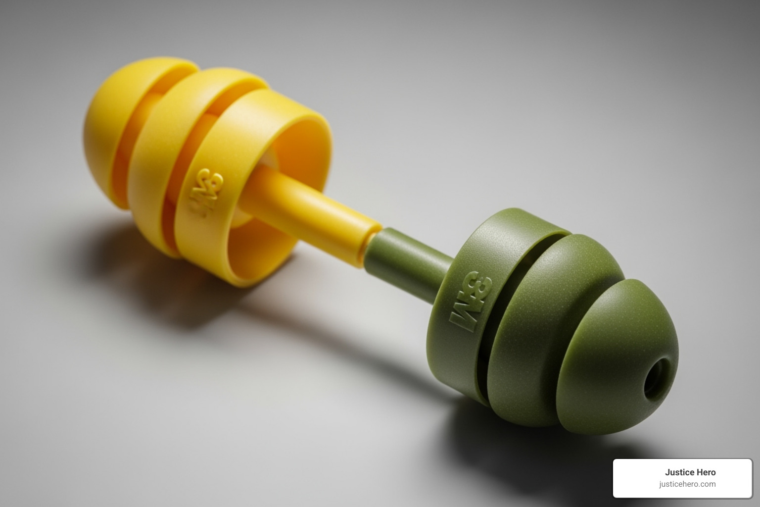 Dual-ended yellow and olive green 3M Combat Arms Earplugs Version 2 (CAEv2) - 3m earplug lawsuit Dual-ended yellow and olive green 3M Combat Arms Earplugs Version 2 (CAEv2) - 3m earplug lawsuit