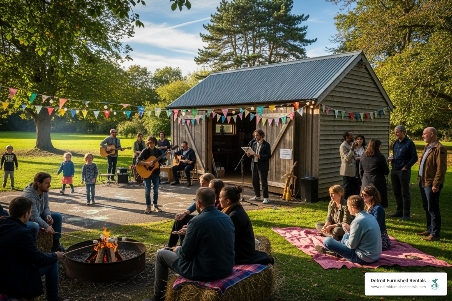 The Shed at Martz Park hosting a community event - Gratiot Findlay