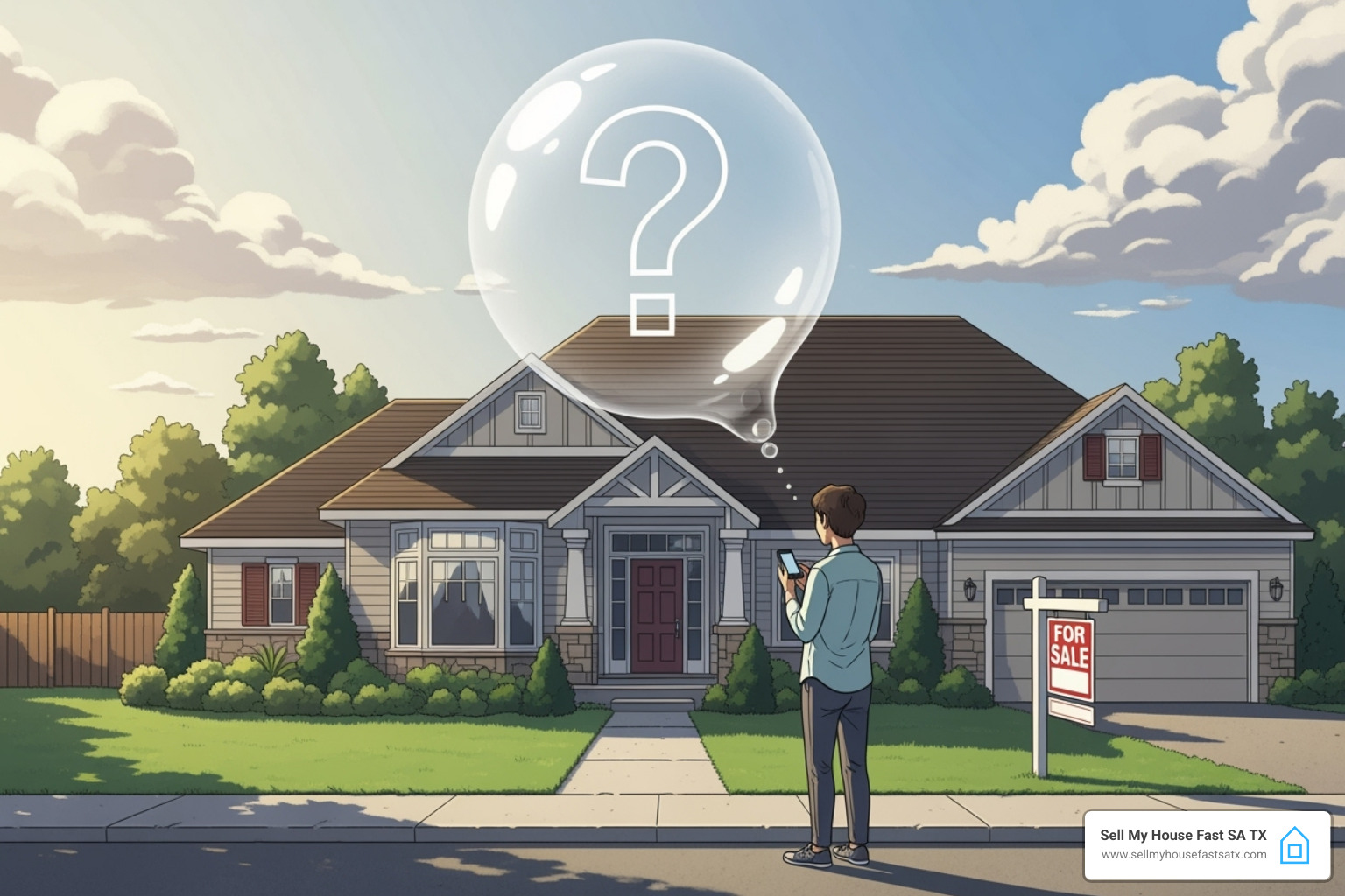 San Antonio homeowners selling house for cash - happy couple with check - how much can i sell my house for