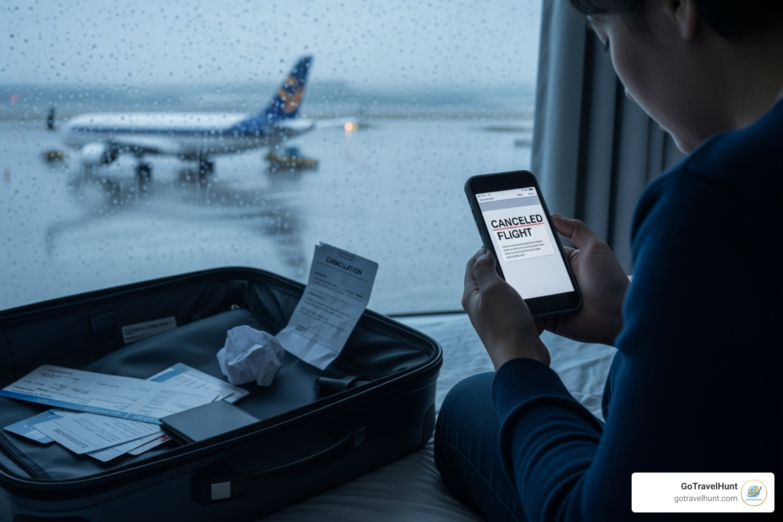 person comparing insurance quotes on a laptop - travel cancellation insurance