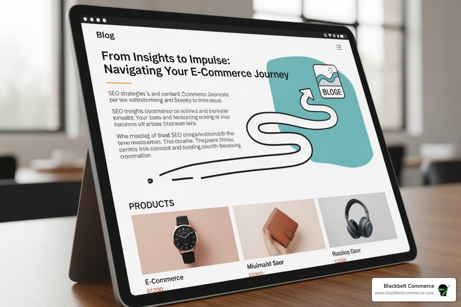 A blog post driving traffic to related product pages - shopify seo help