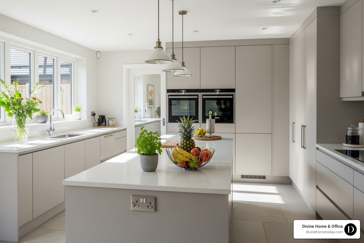 a perfectly prepped kitchen for a photoshoot - Prepare house for sale