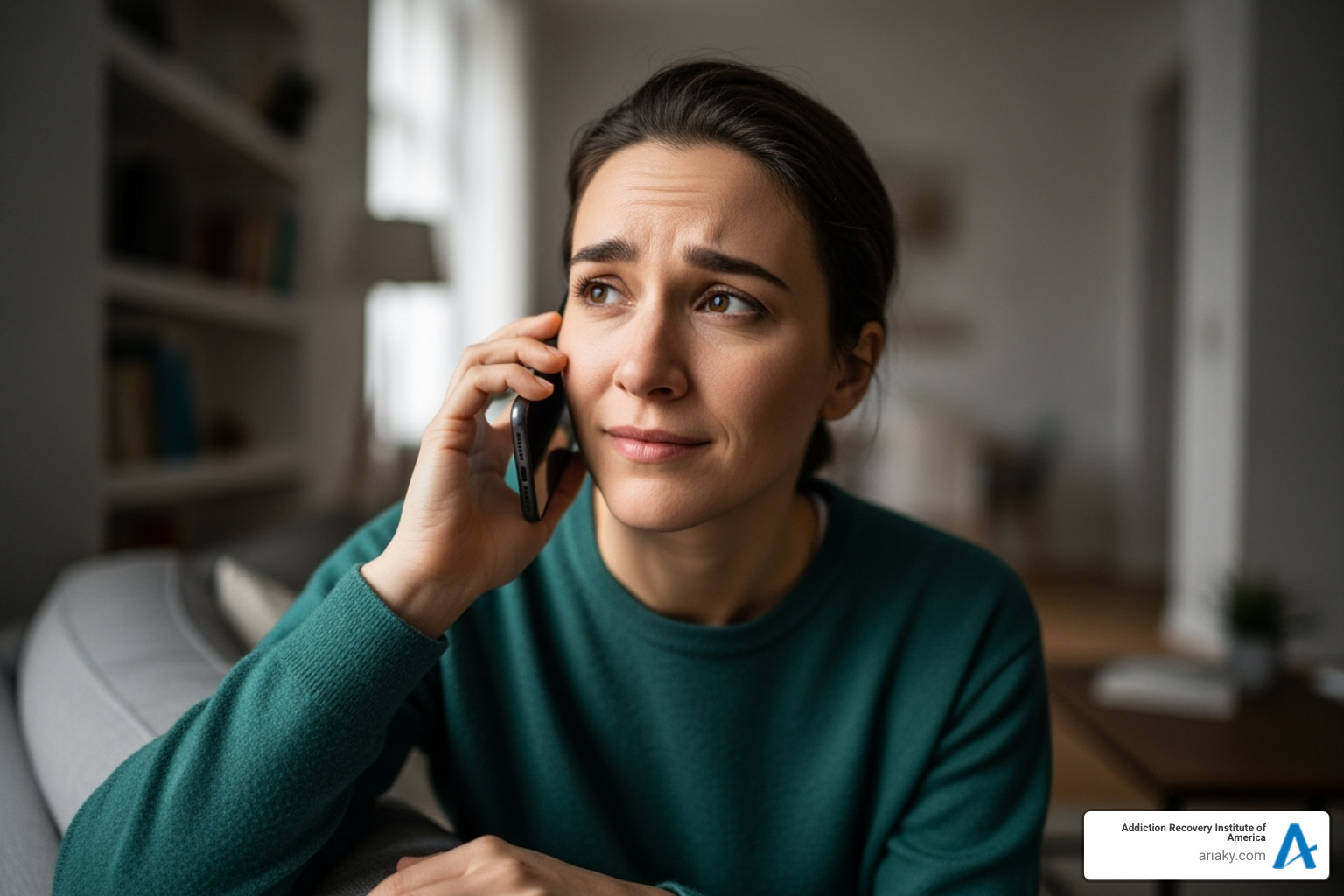 person on the phone getting help - drug rehab centers in lexington ky